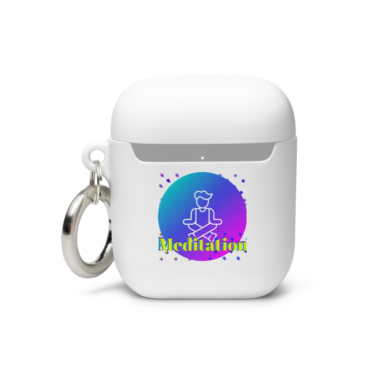 Soul for Yoga and Meditations, Calmness Designs, Rubber Case for AirPods®