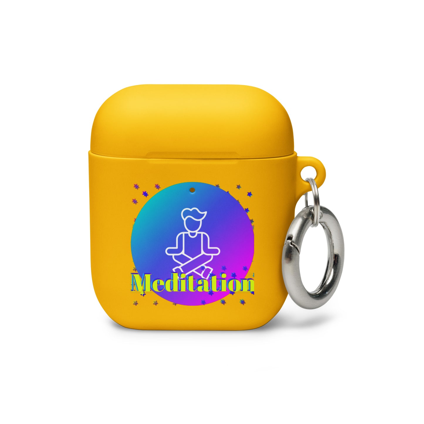 Soul for Yoga and Meditations, Calmness Designs, Rubber Case for AirPods®