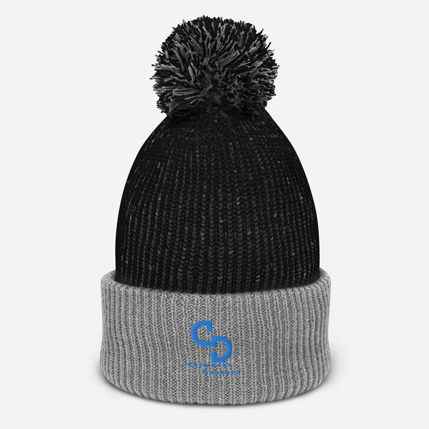 Calmness Designs, (C D) Logo, Creative Designs, Pom-Pom Beanie
