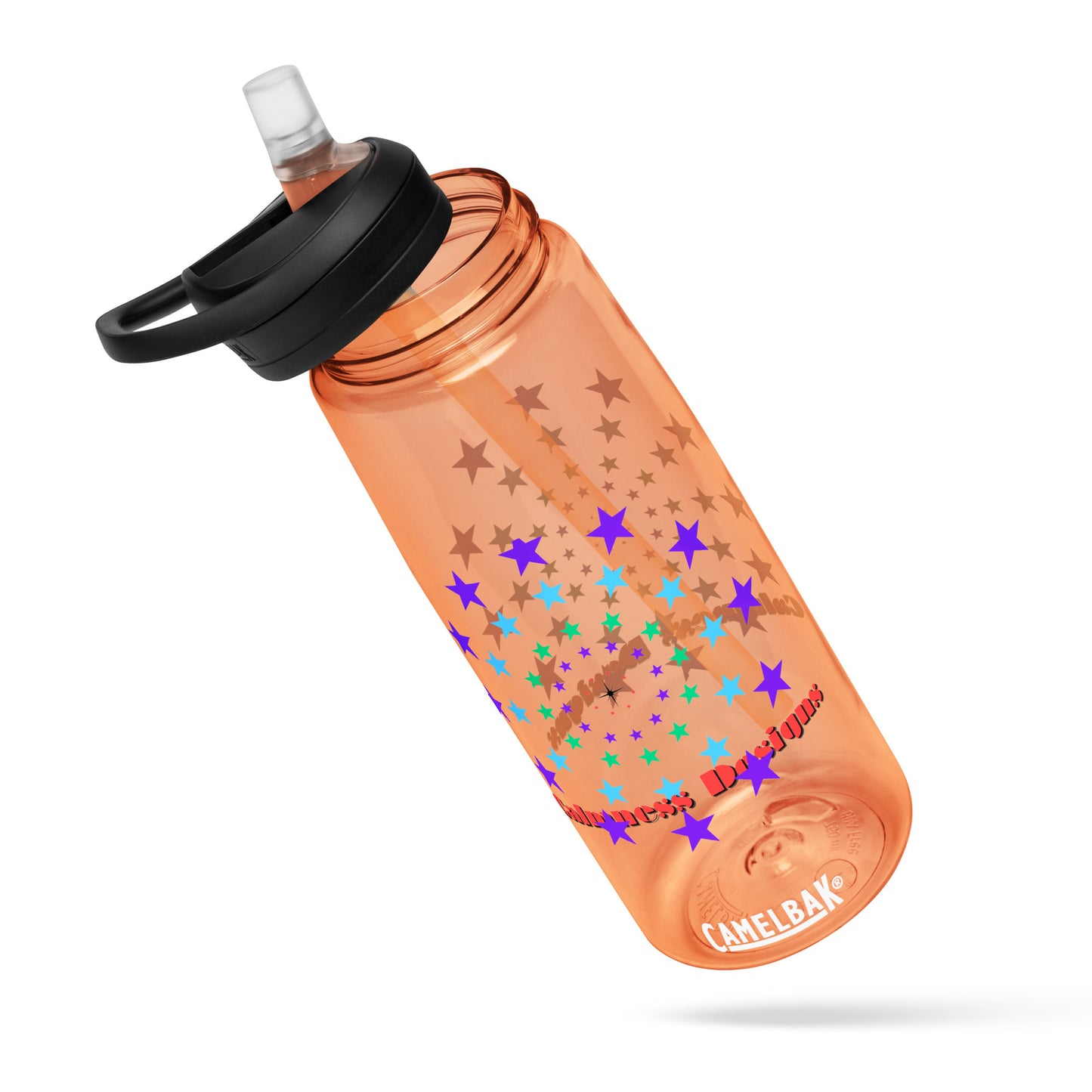 Stars Circle Icon, Calmness Designs, Sports water bottle