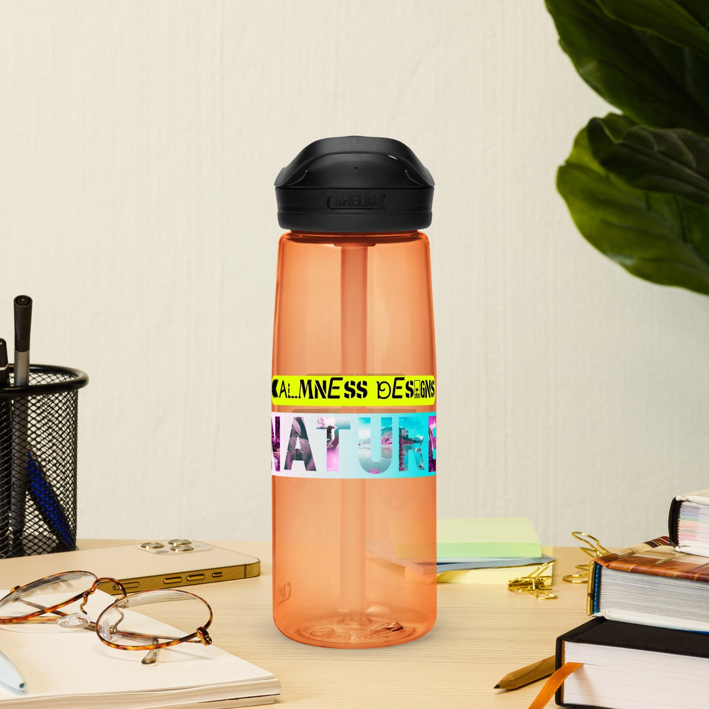NATURE, Beautiful Scenery and Natural Scenery , Selective Focus, CALMNESS DESIGNS, Creative Designer's, Sports water bottle