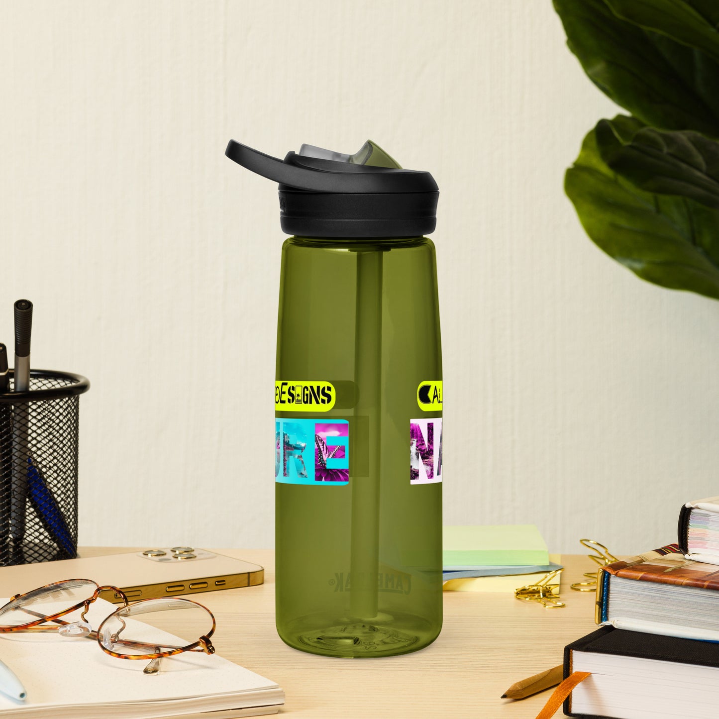 NATURE, Beautiful Scenery and Natural Scenery , Selective Focus, CALMNESS DESIGNS, Creative Designer's, Sports water bottle