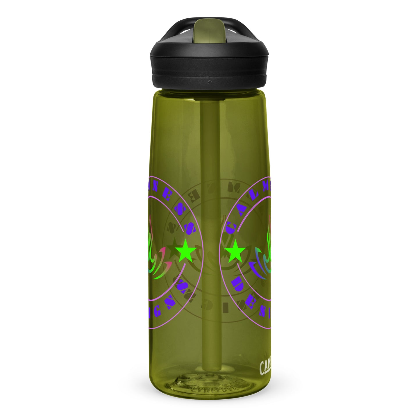 Yoga Meditation, Lotus Pose, Stars, CALMNESS DESIGNS, Creative Designer's, Sports water bottle