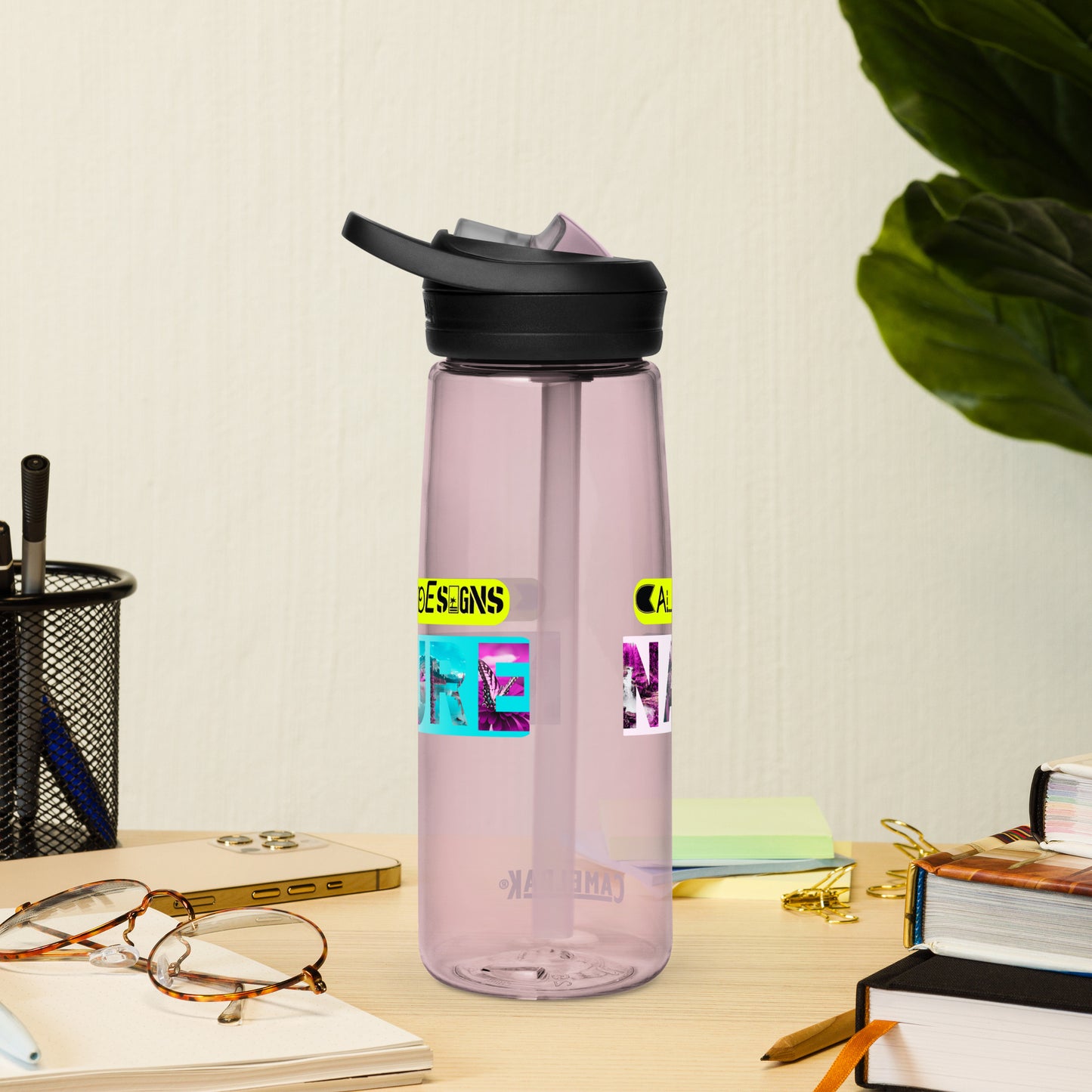 NATURE, Beautiful Scenery and Natural Scenery , Selective Focus, CALMNESS DESIGNS, Creative Designer's, Sports water bottle
