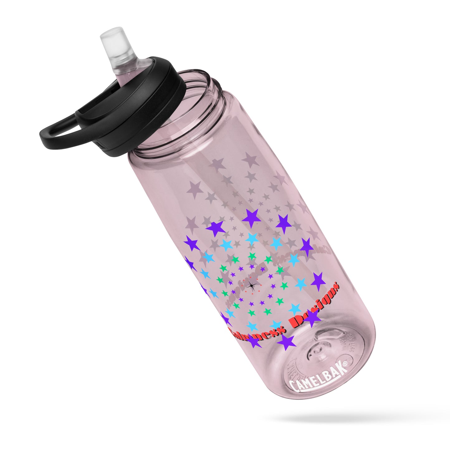 Stars Circle Icon, Calmness Designs, Sports water bottle