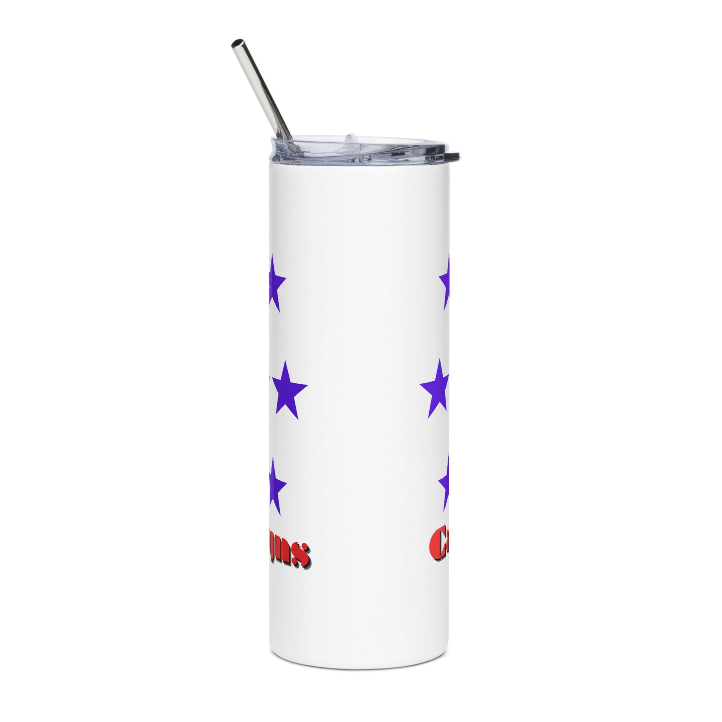 Stars Circle Icon, Calmness Designs, Stainless steel tumbler