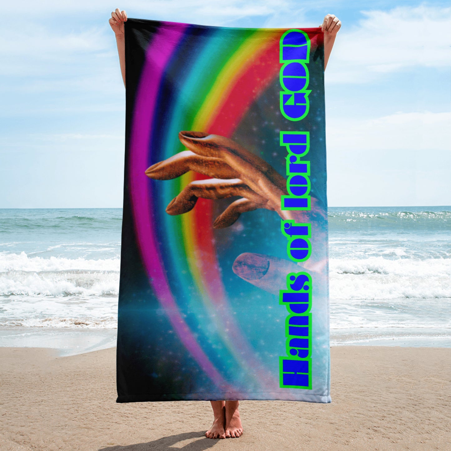 Hands of GOD, Touch me Lord, Towel