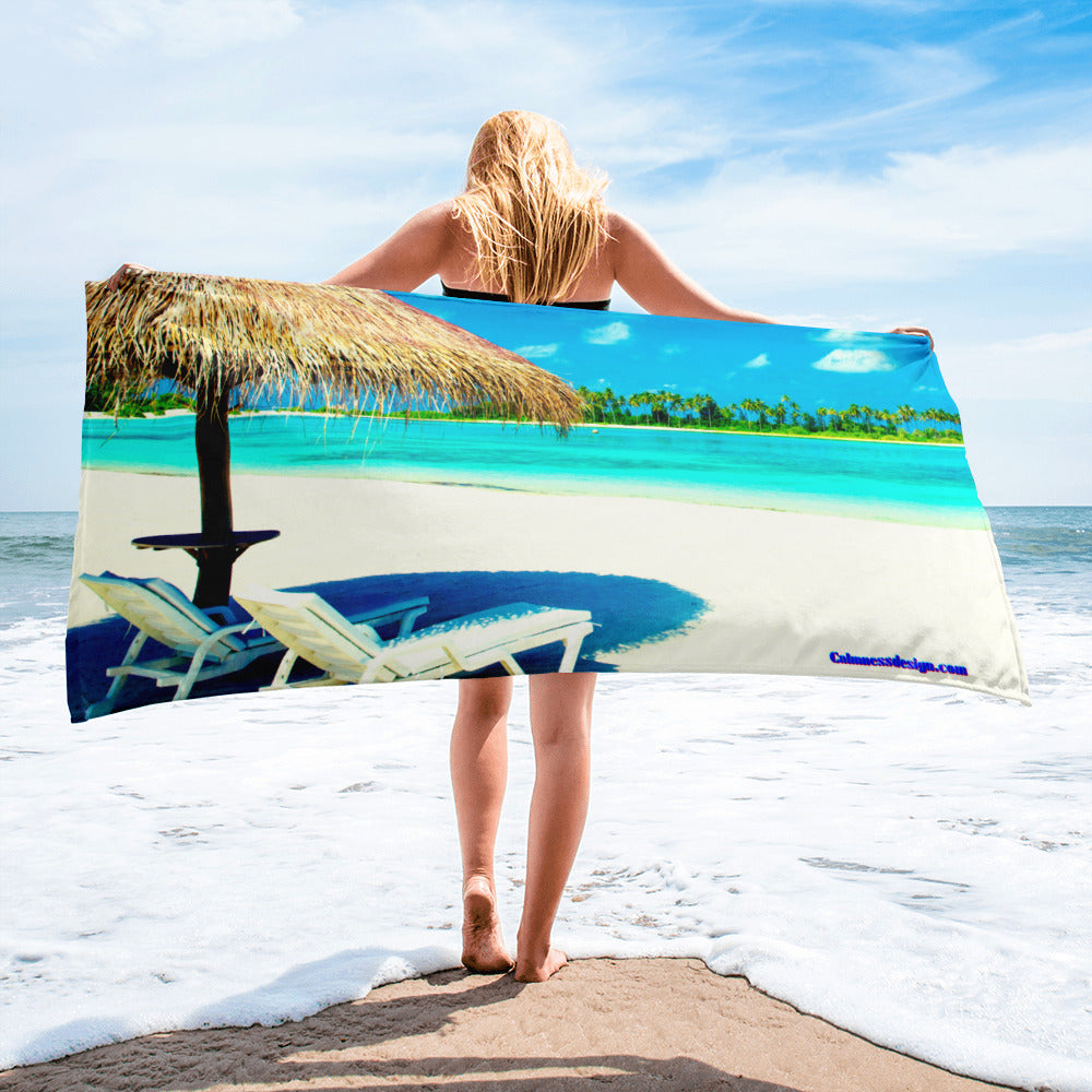PALM TREE HUT Towel