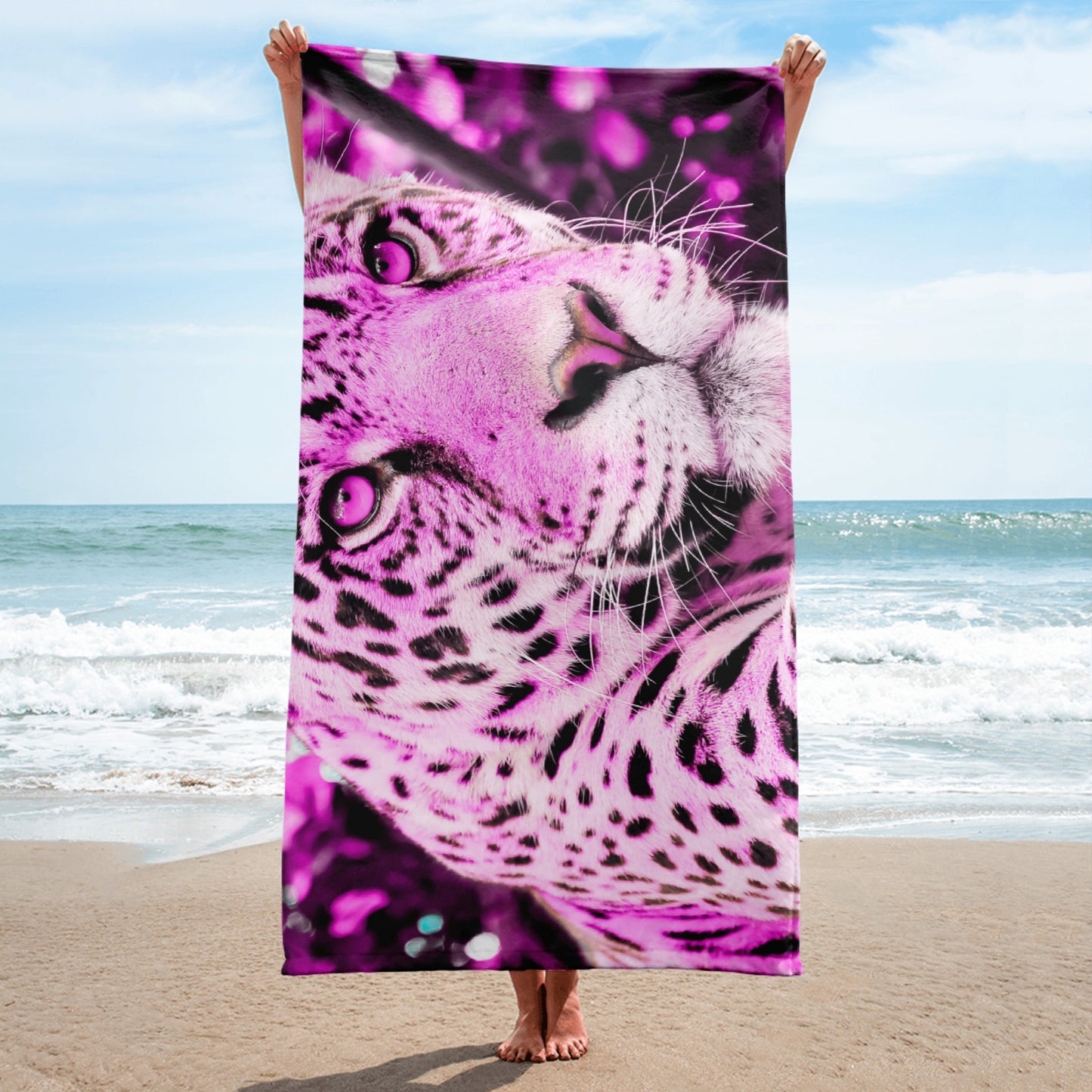 Beautiful Tiger Head Towel