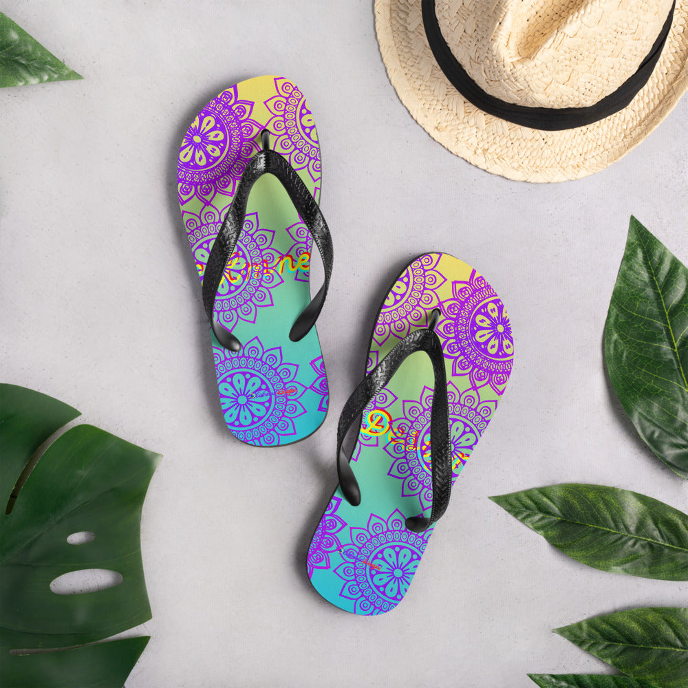 Luxury Mandala Designs, CALMNESS DESIGNS, Creative Designer's, Flip-Flops