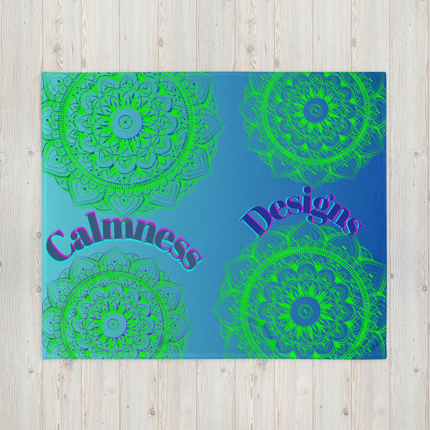 Luxury Mandala Designs, CALMNESS DESIGNS, Creative Designer's, Throw Blanket