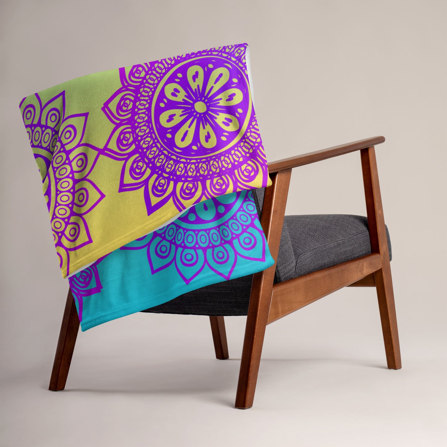 Luxury Mandala Designs, CALMNESS DESIGNS, Creative Designer's, Throw Blanket