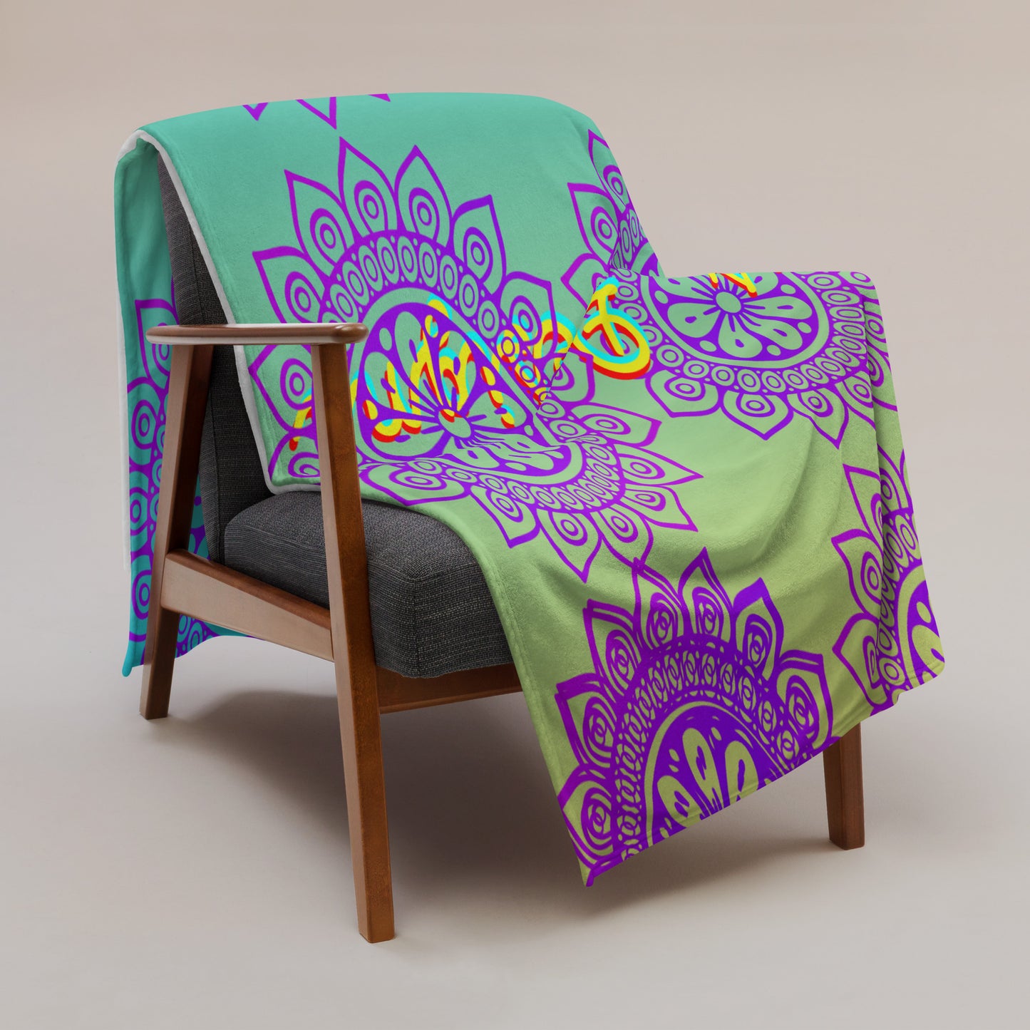 Luxury Mandala Designs, CALMNESS DESIGNS, Creative Designer's, Throw Blanket