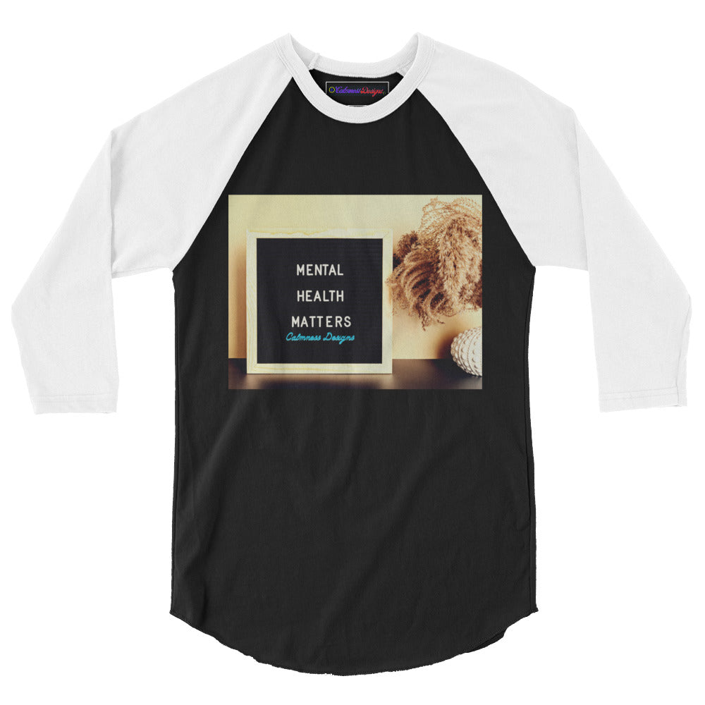 Do it Now Sometimes Later Becomes Never, Calmness Designs, 3/4 sleeve raglan shirt