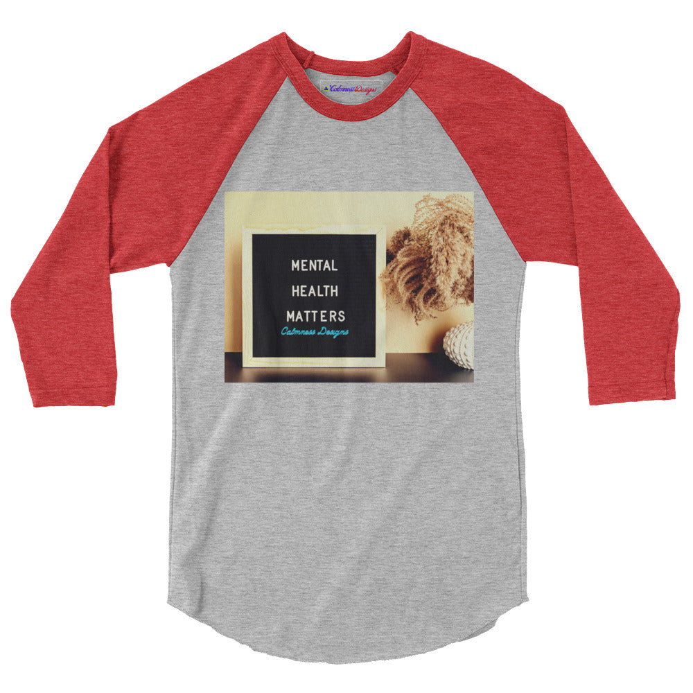 Do it Now Sometimes Later Becomes Never, Calmness Designs, 3/4 sleeve raglan shirt