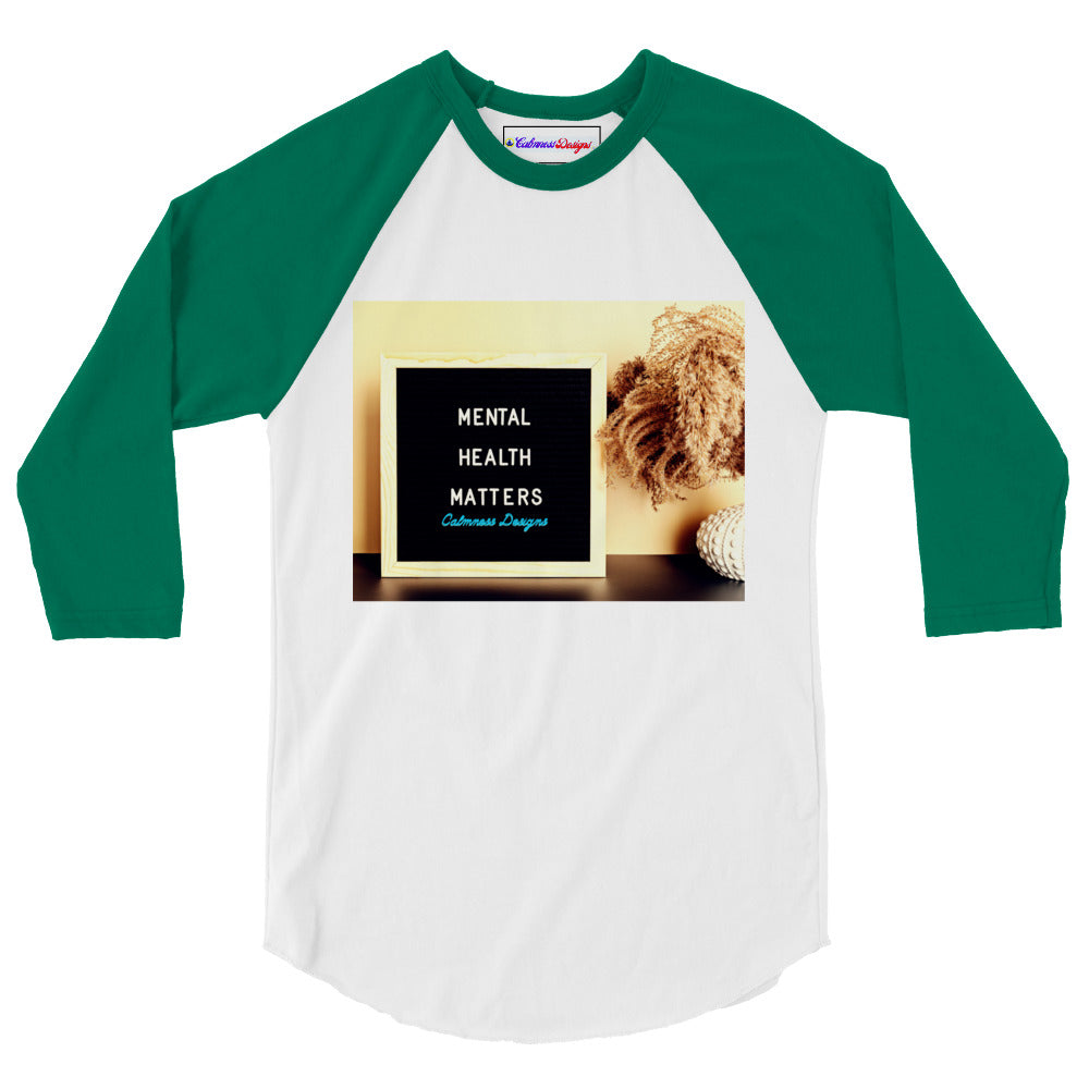 Do it Now Sometimes Later Becomes Never, Calmness Designs, 3/4 sleeve raglan shirt