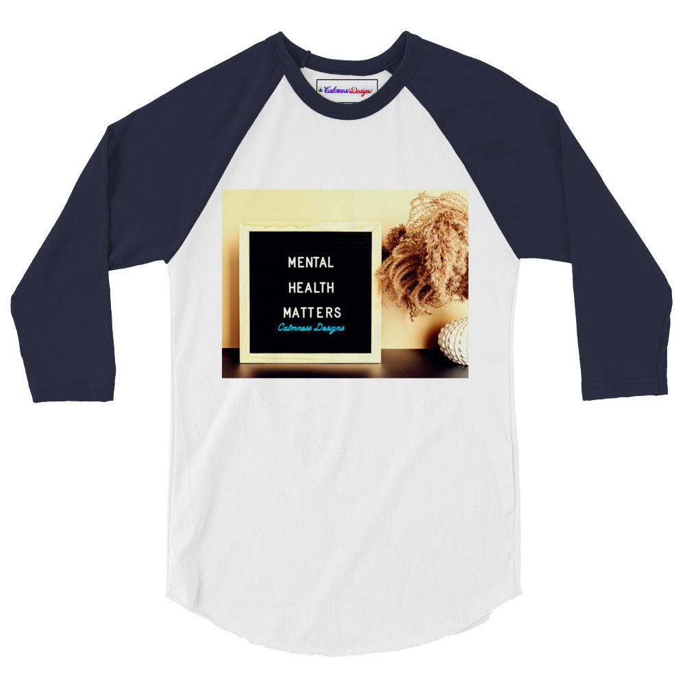 Do it Now Sometimes Later Becomes Never, Calmness Designs, 3/4 sleeve raglan shirt