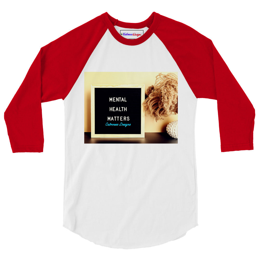Do it Now Sometimes Later Becomes Never, Calmness Designs, 3/4 sleeve raglan shirt