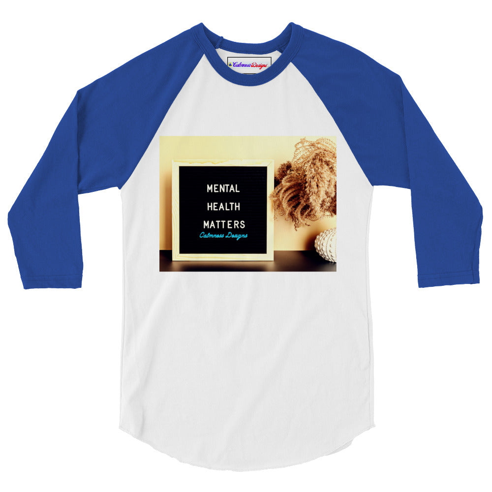 Do it Now Sometimes Later Becomes Never, Calmness Designs, 3/4 sleeve raglan shirt