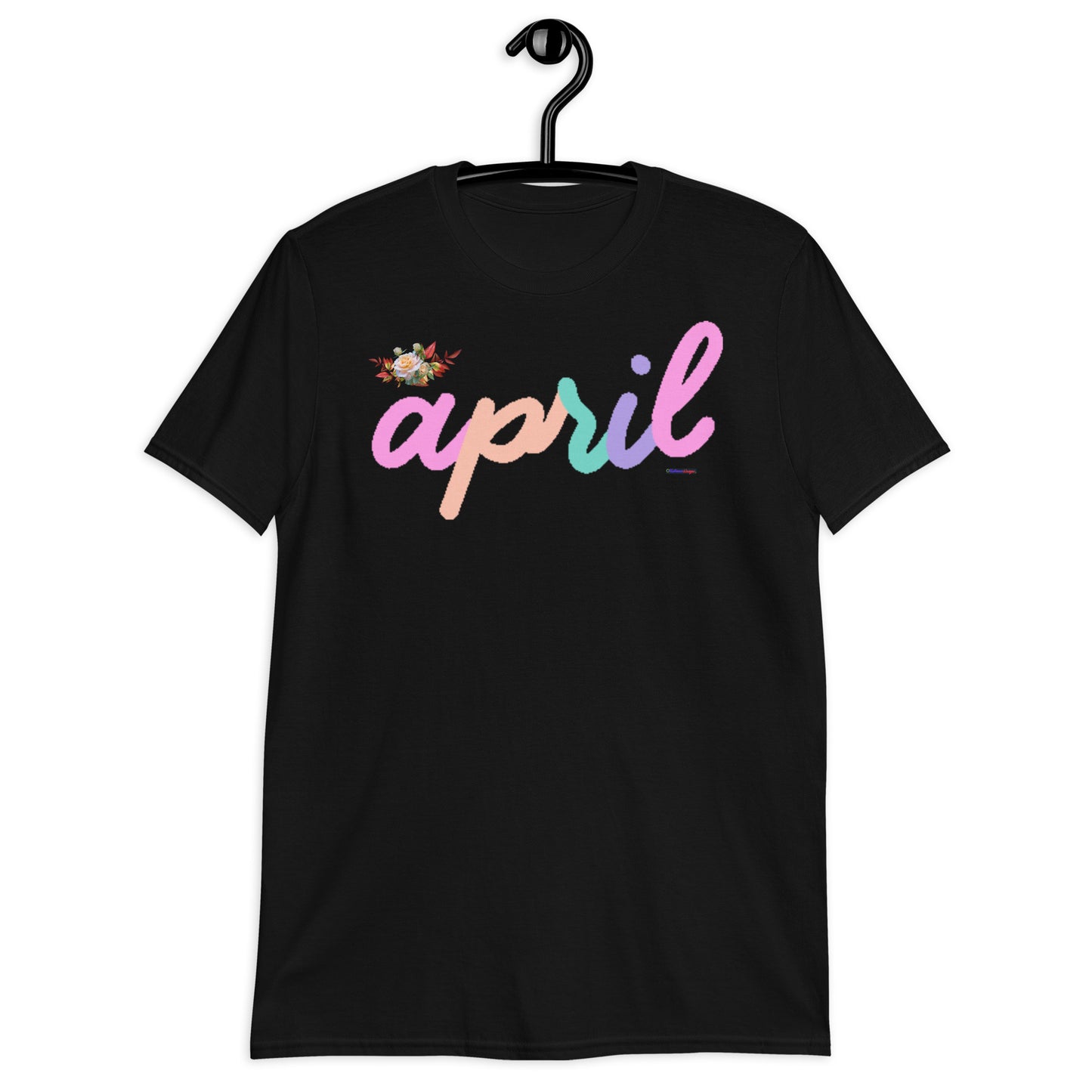 April, Calmness Designs, Short-Sleeve Unisex T-Shirt