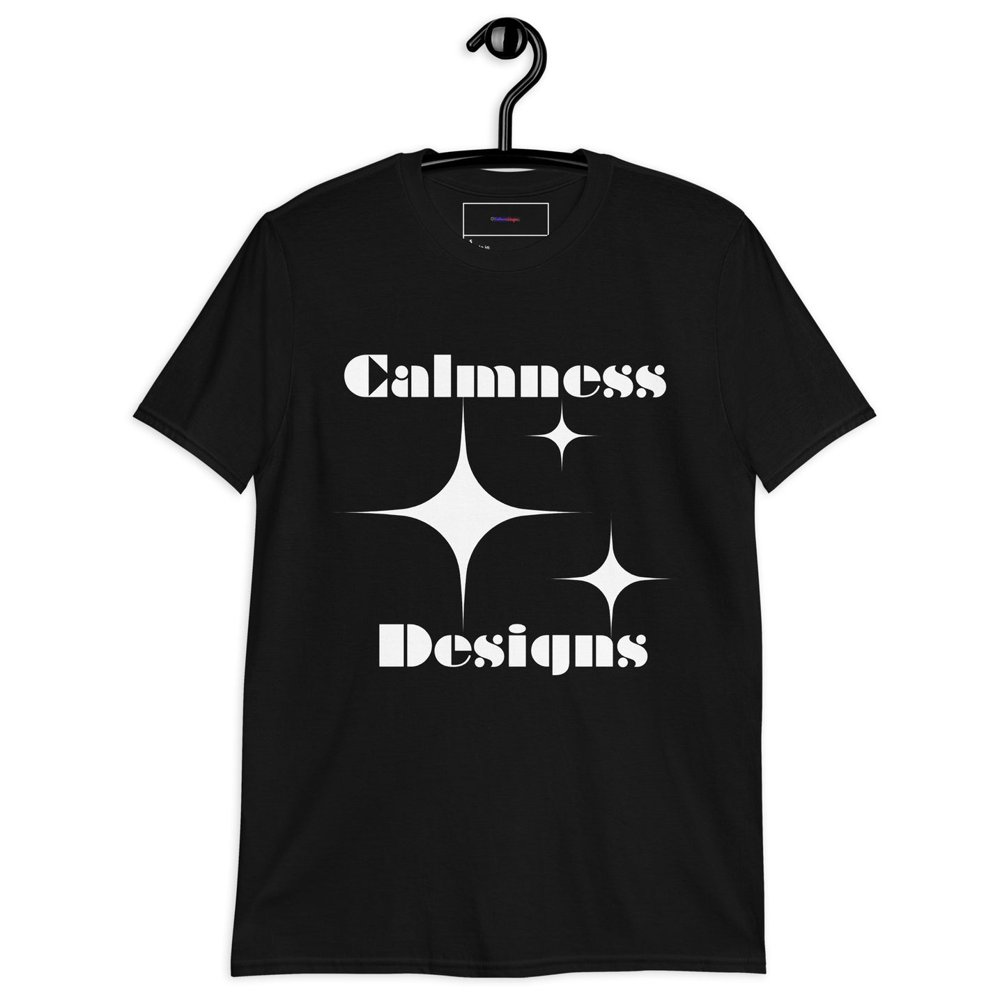 Stars Glyph Icon, Calmness Designs, Creative Calmness Designs, Short-Sleeve Unisex T-Shirt