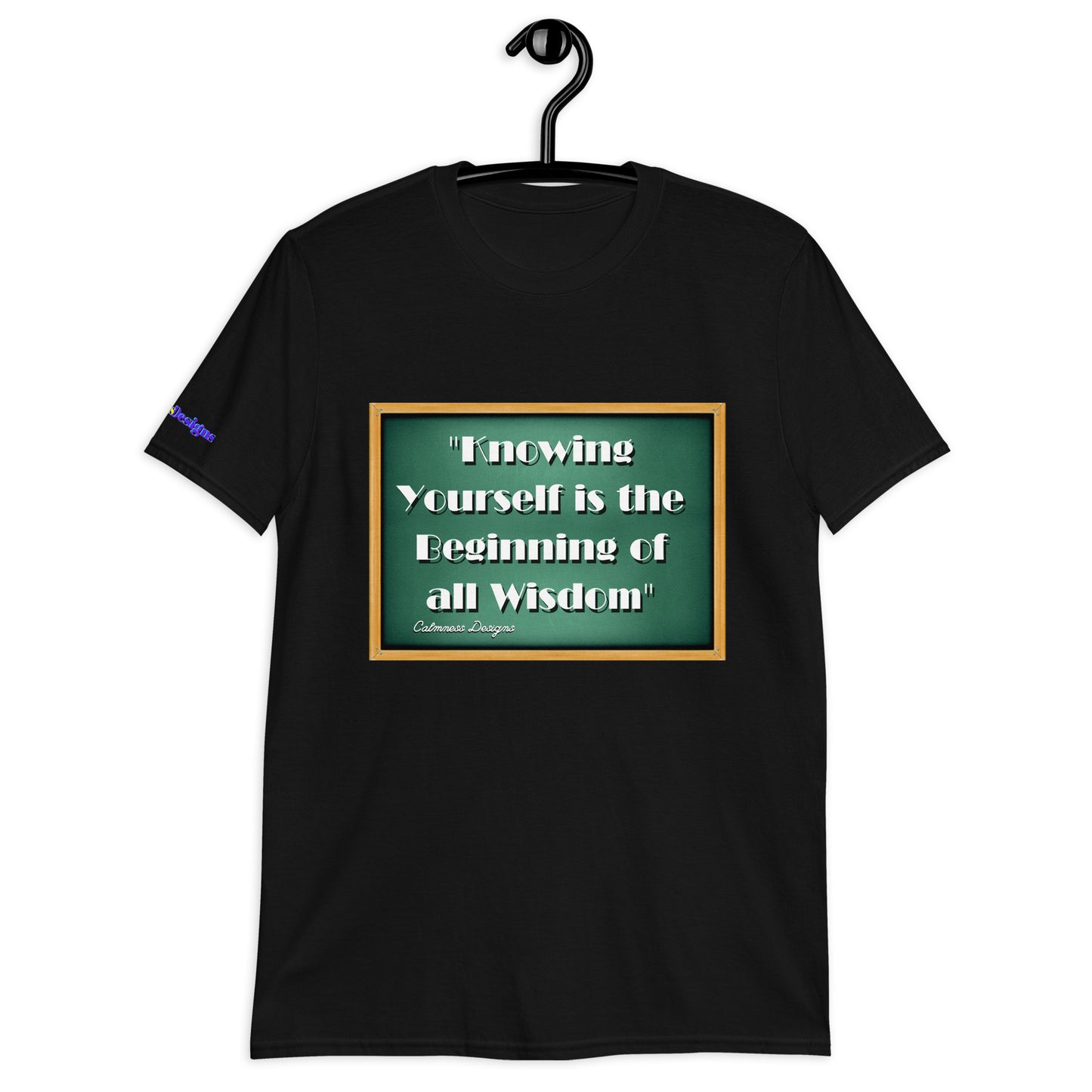 "Knowing Yourself is the Beginning of all Wisdom" Short-Sleeve Unisex T-Shirt