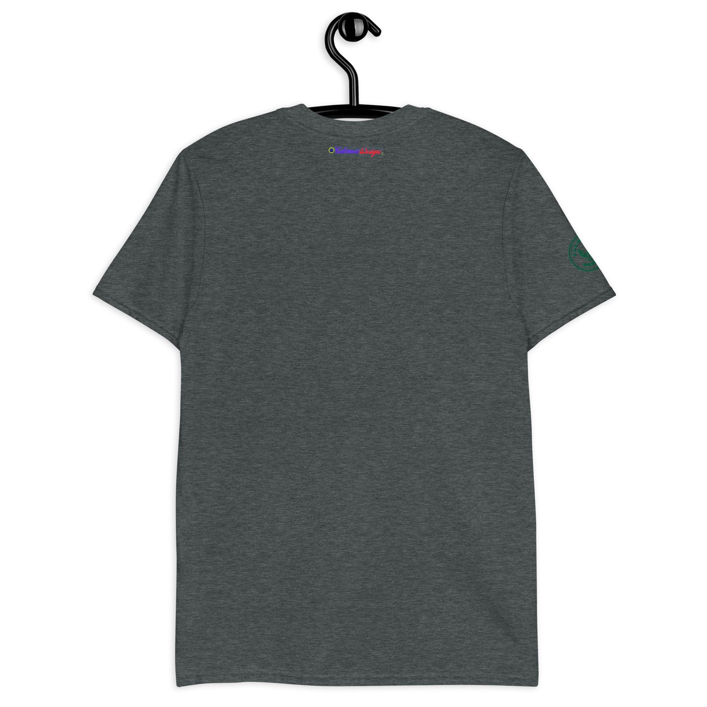 Elegant Geometric Calliandra, Eagle Vintage Illustration, CALMNESS DESIGNS, Creative Designer's, Short-Sleeve Unisex T-Shirt