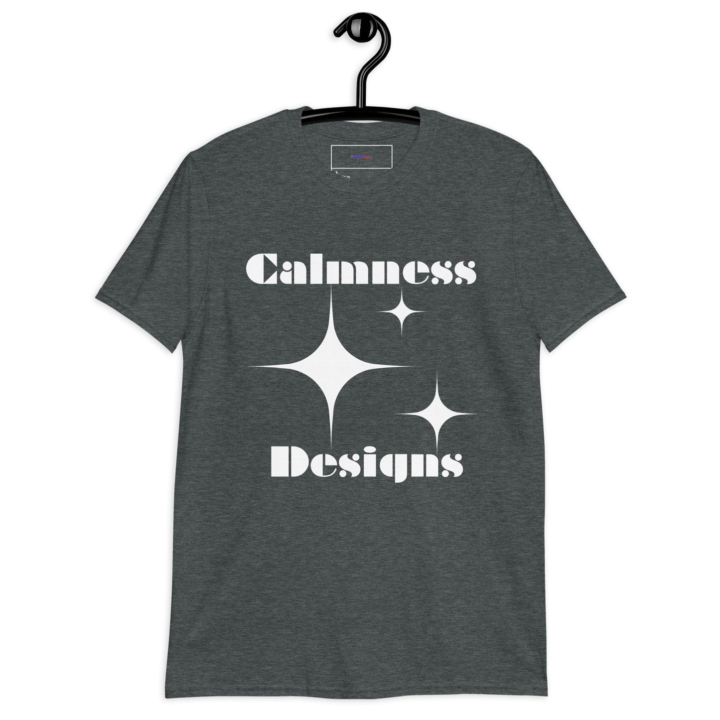Stars Glyph Icon, Calmness Designs, Creative Calmness Designs, Short-Sleeve Unisex T-Shirt