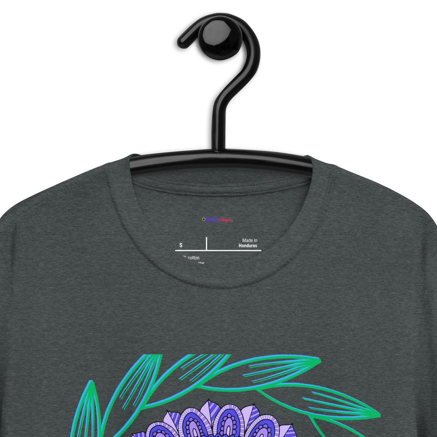 Mandala On Ornament, Calmness Designs, Short-Sleeve Unisex T-Shirt