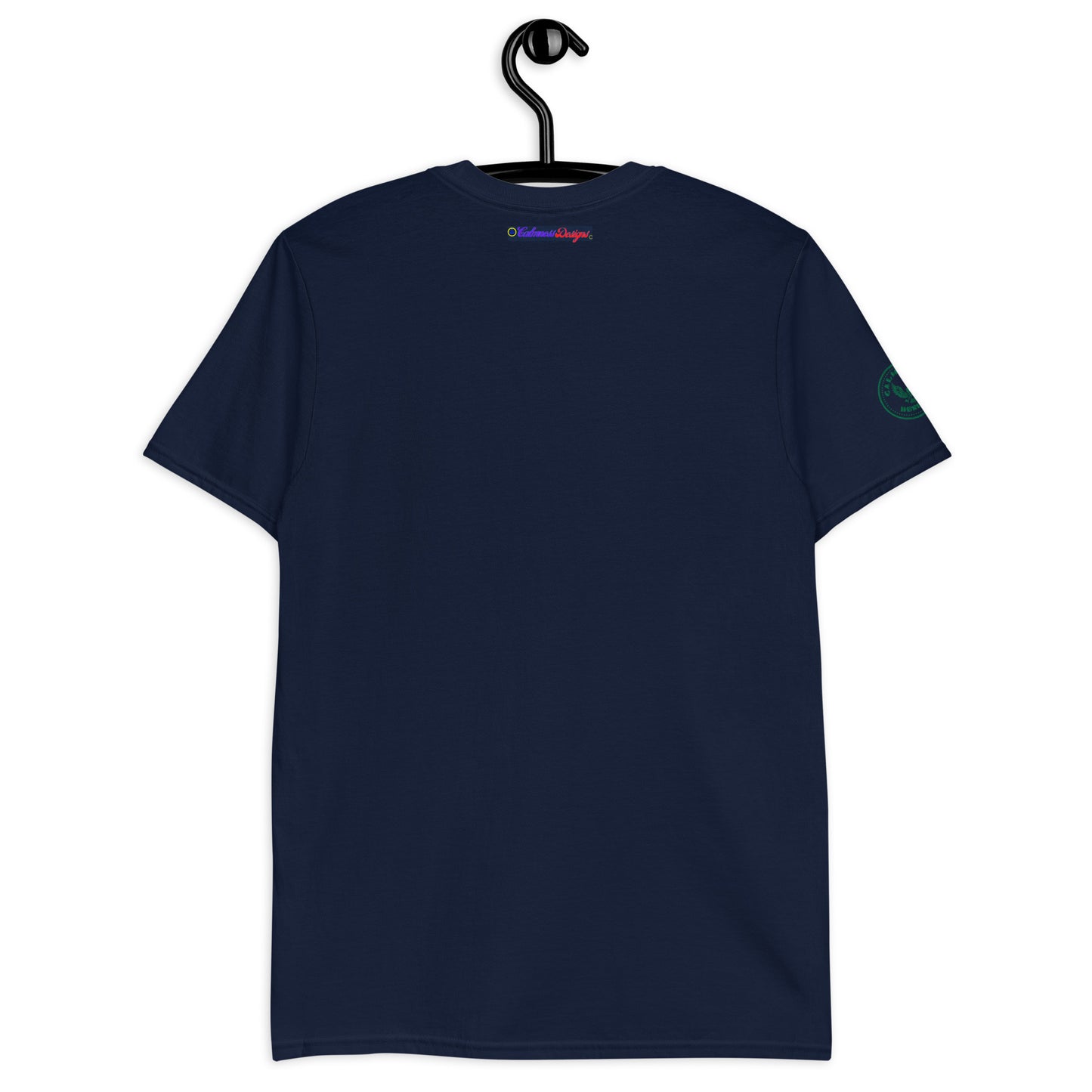 Elegant Geometric Calliandra, Eagle Vintage Illustration, CALMNESS DESIGNS, Creative Designer's, Short-Sleeve Unisex T-Shirt
