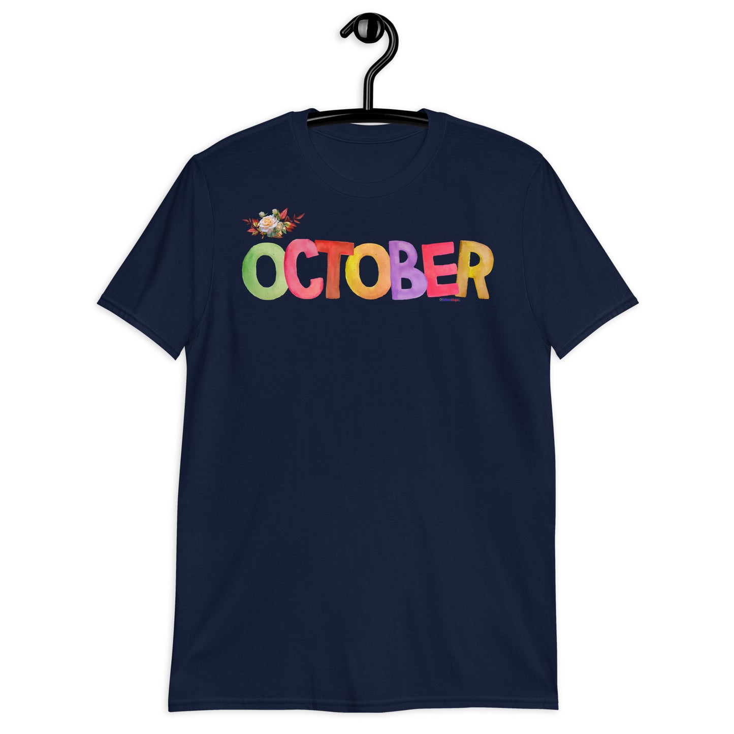 October, Calmness Designs, Short-Sleeve Unisex T-Shirt