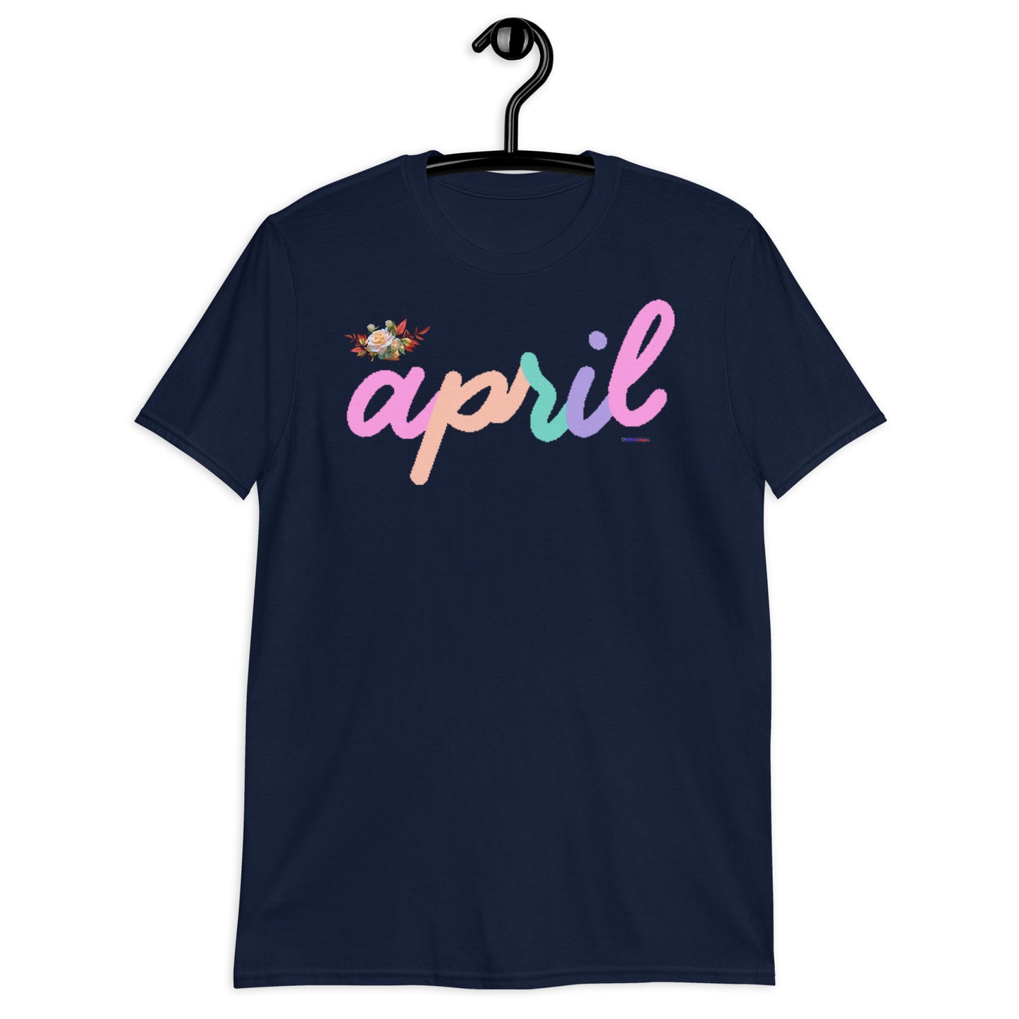 April, Calmness Designs, Short-Sleeve Unisex T-Shirt