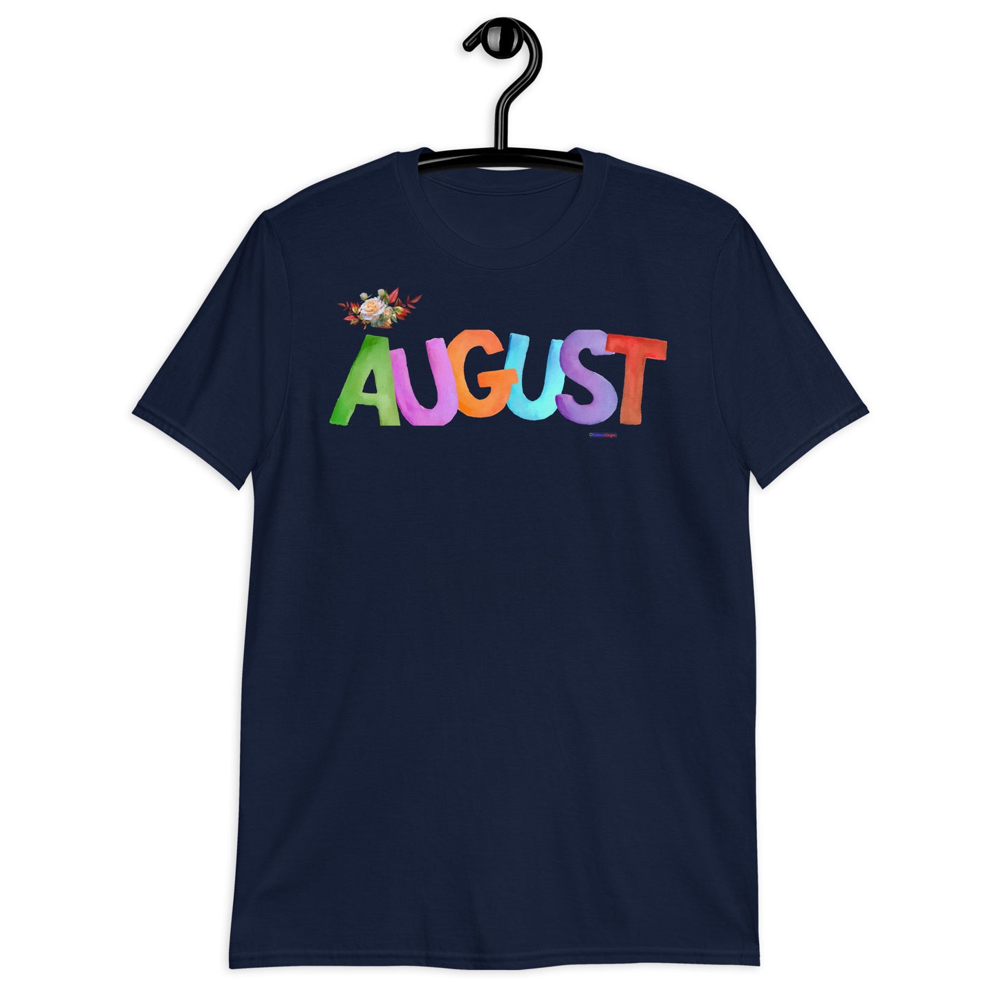 August, Calmness Designs, Short-Sleeve Unisex T-Shirt