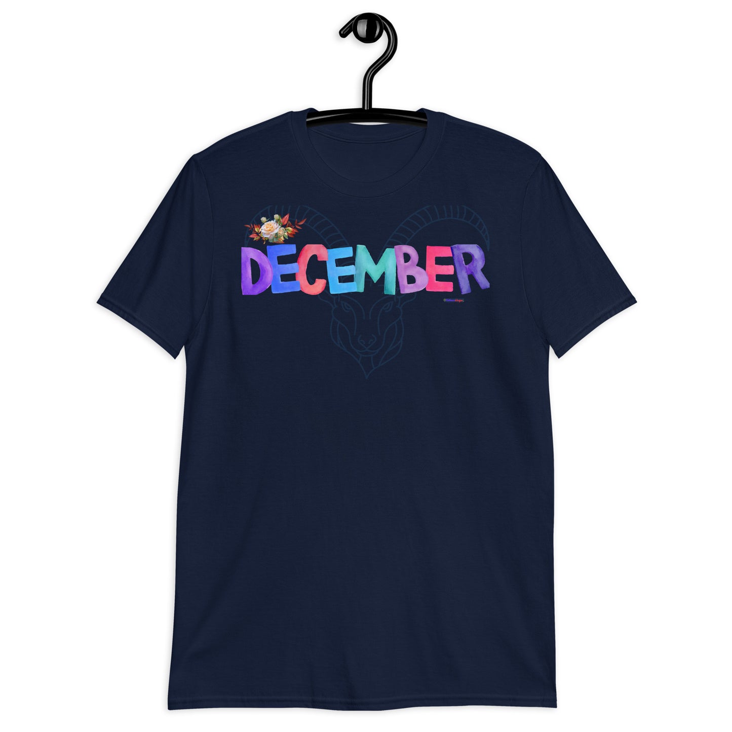 December, Calmness Designs, Short-Sleeve Unisex T-Shirt