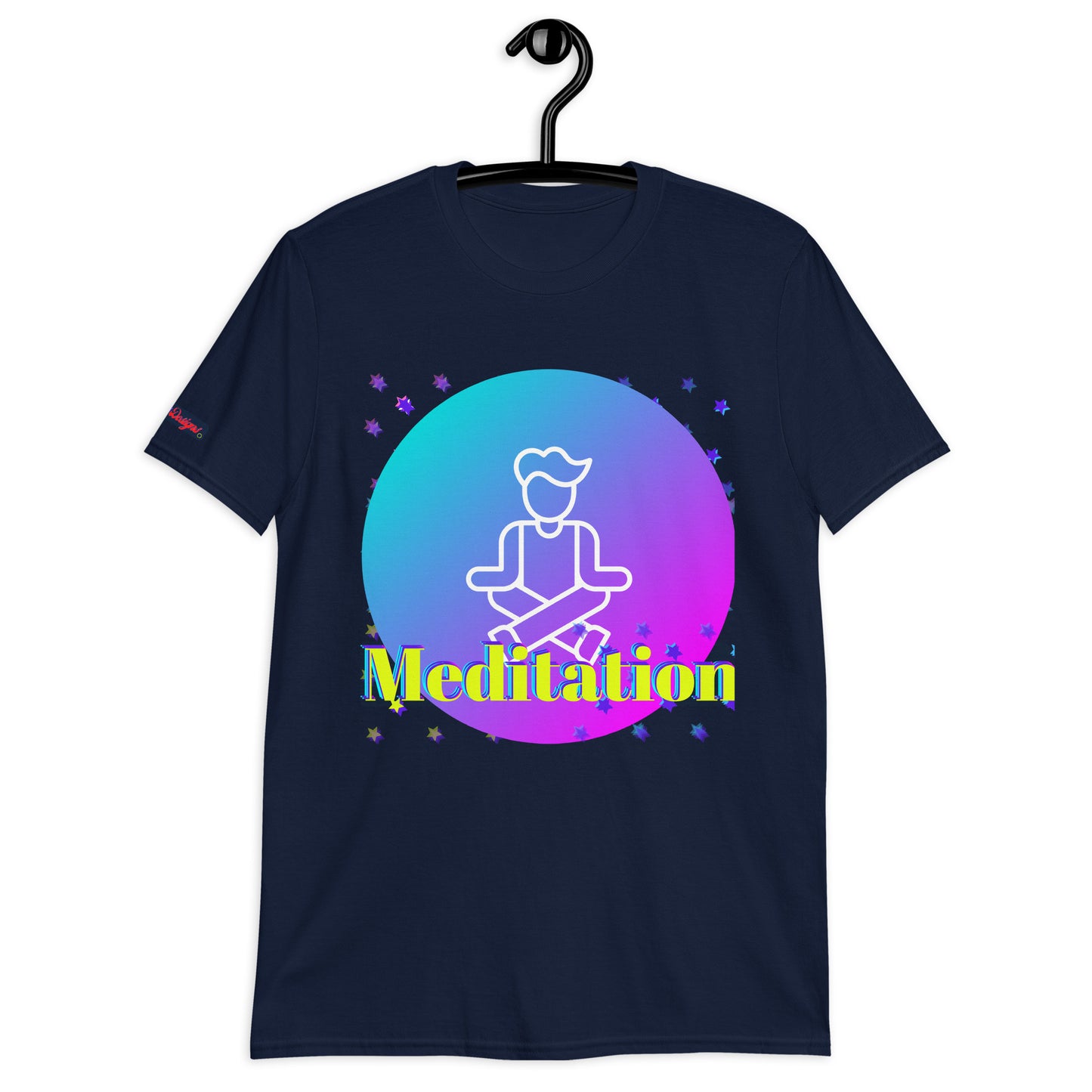 Soul for Yoga and Meditations, Calmness Designs, Short-Sleeve Unisex T-Shirt