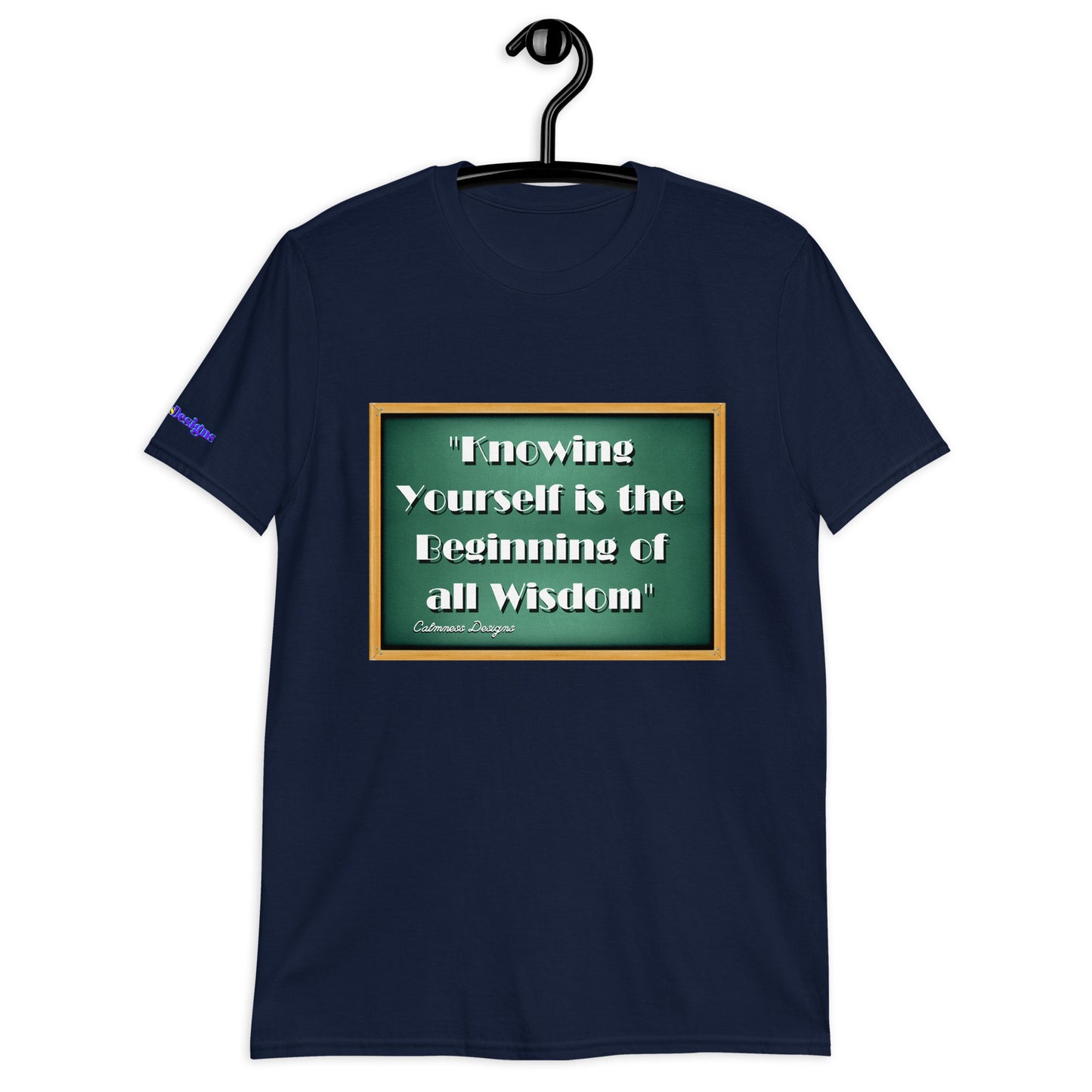 "Knowing Yourself is the Beginning of all Wisdom" Short-Sleeve Unisex T-Shirt