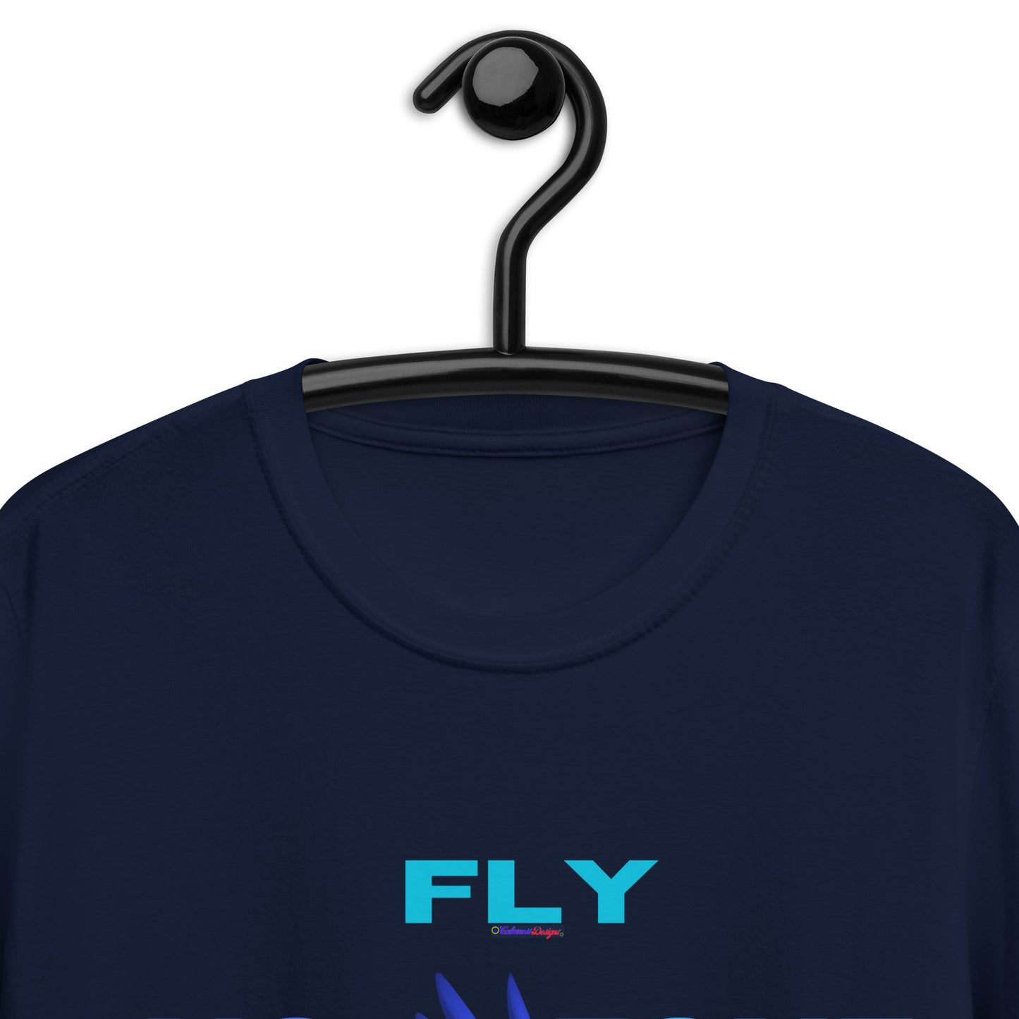 No Fly Zone, Beautiful Parrot Colorful, Flying, Calmness Designs, Short-Sleeve Unisex T-Shirt