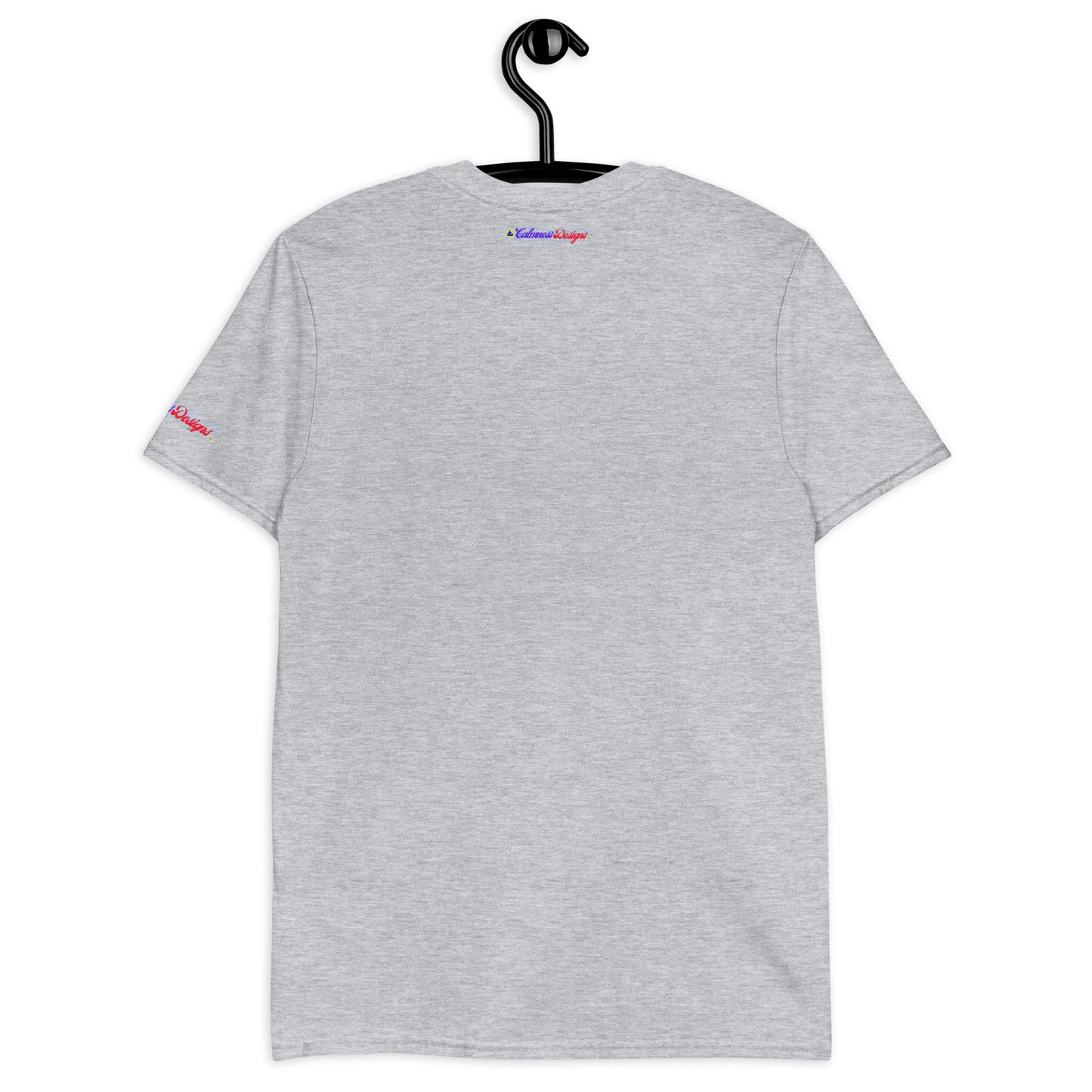Calmness Designs, (C D) Logo, Creative Designs, Short-Sleeve Unisex T-Shirt