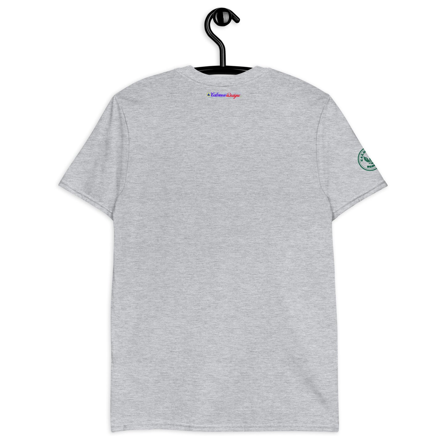 Elegant Geometric Calliandra, Eagle Vintage Illustration, CALMNESS DESIGNS, Creative Designer's, Short-Sleeve Unisex T-Shirt