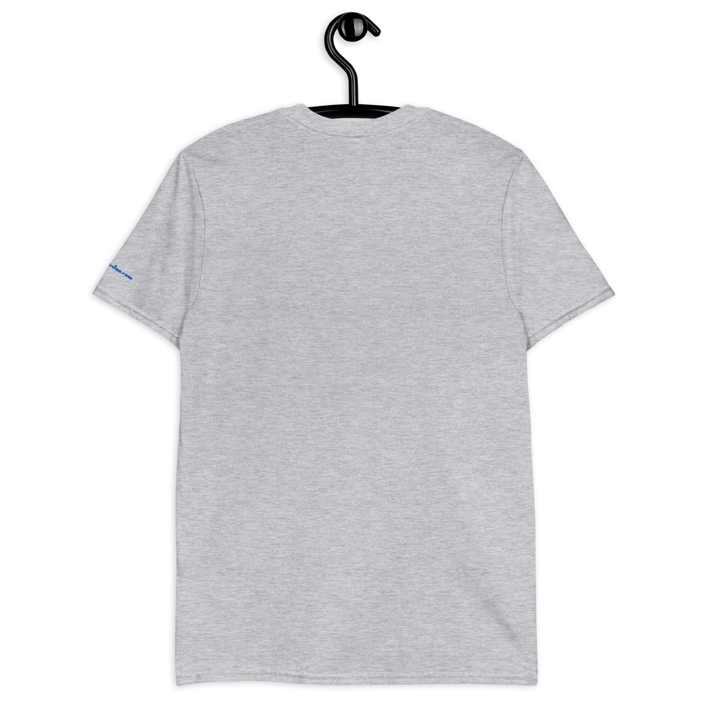 Blue Camper Caravan, Calmnessdesign.COM, Short-Sleeve Unisex T-Shirt