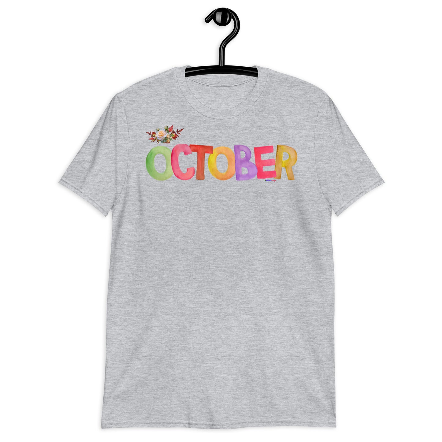 October, Calmness Designs, Short-Sleeve Unisex T-Shirt
