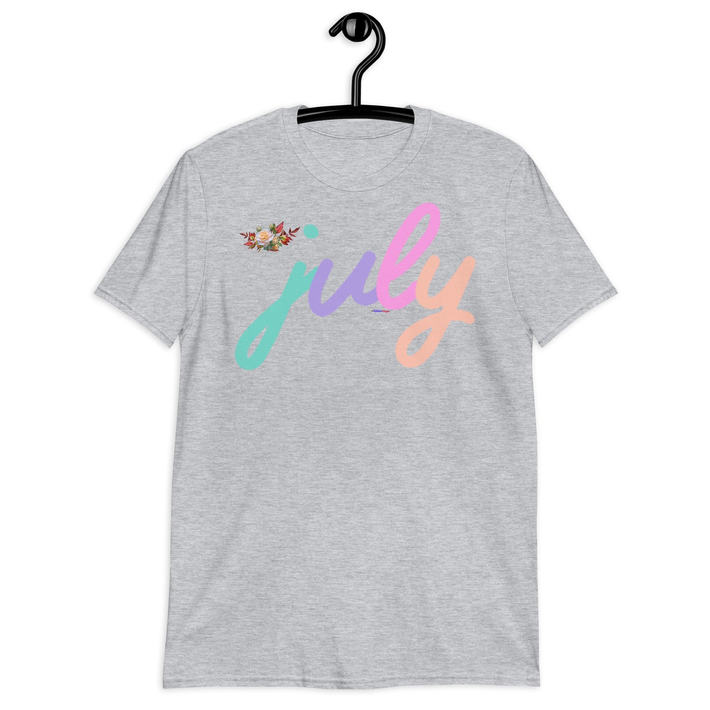July, Calmness Designs, Short-Sleeve Unisex T-Shirt