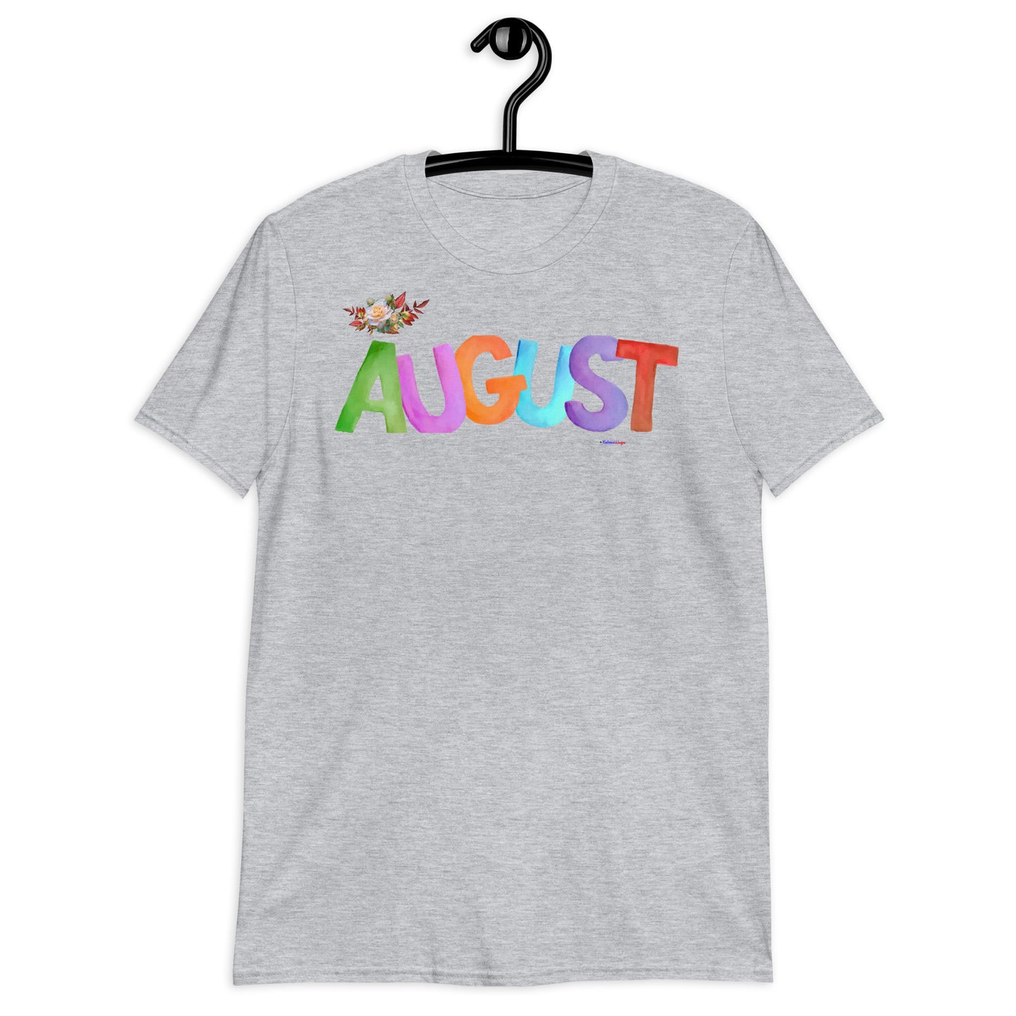 August, Calmness Designs, Short-Sleeve Unisex T-Shirt