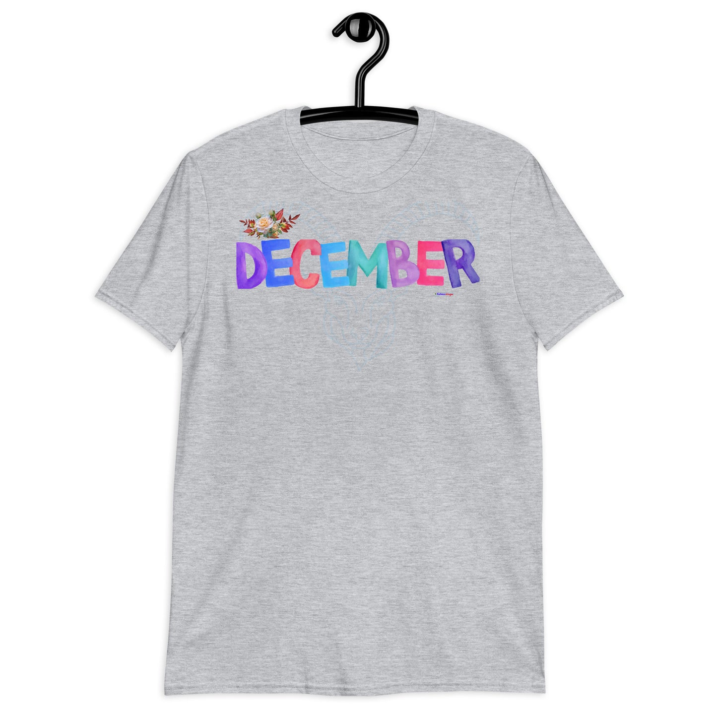 December, Calmness Designs, Short-Sleeve Unisex T-Shirt
