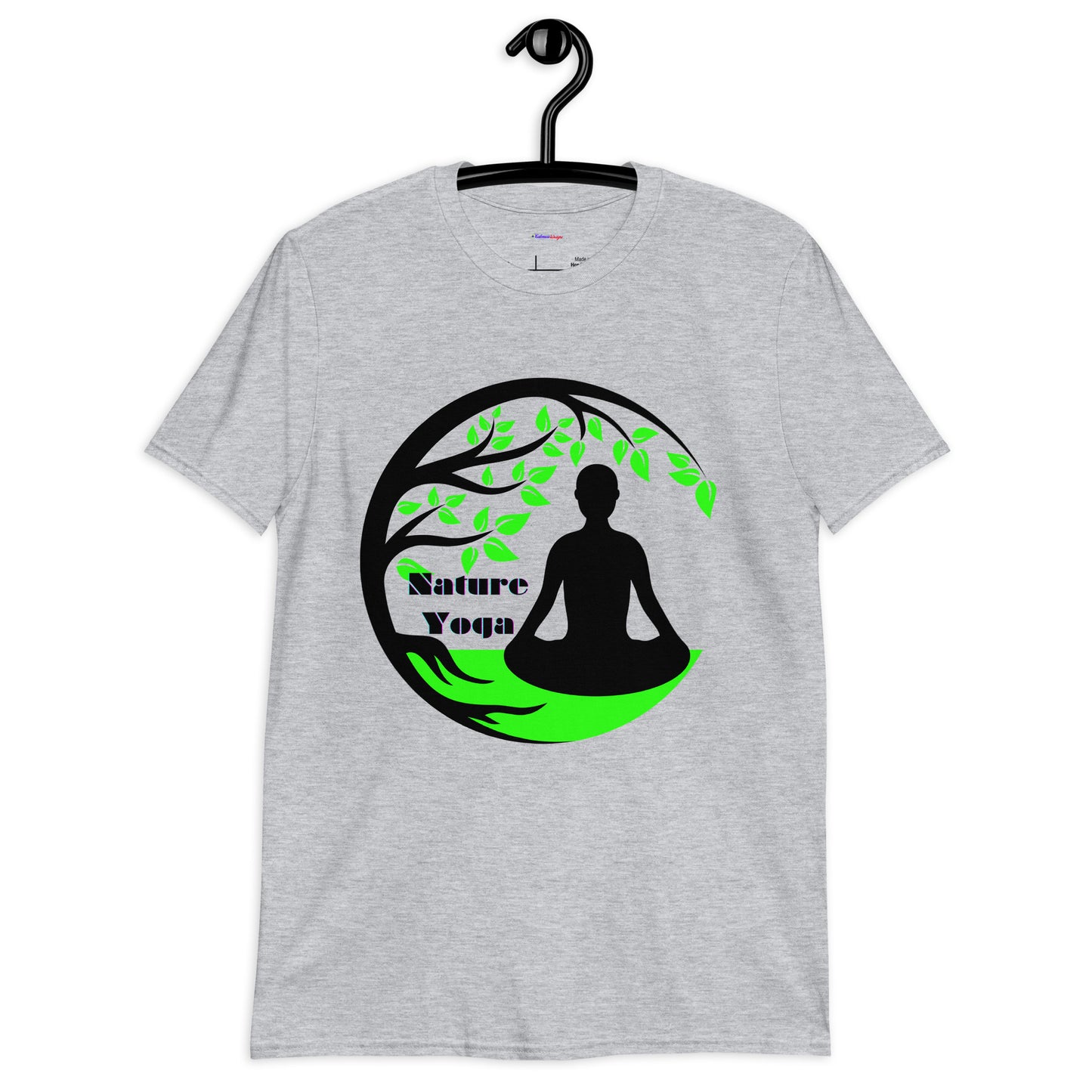 Nature Leaves, Flowers, Calmness Designs, Short-Sleeve Unisex T-Shirt
