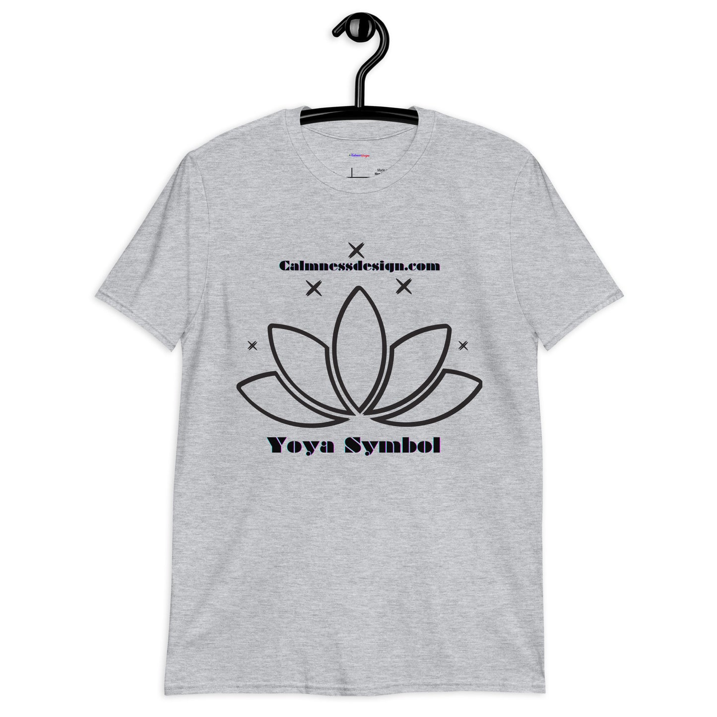 Yoga Symbol of Quality, Calmness Designs, Short-Sleeve Unisex T-Shirt