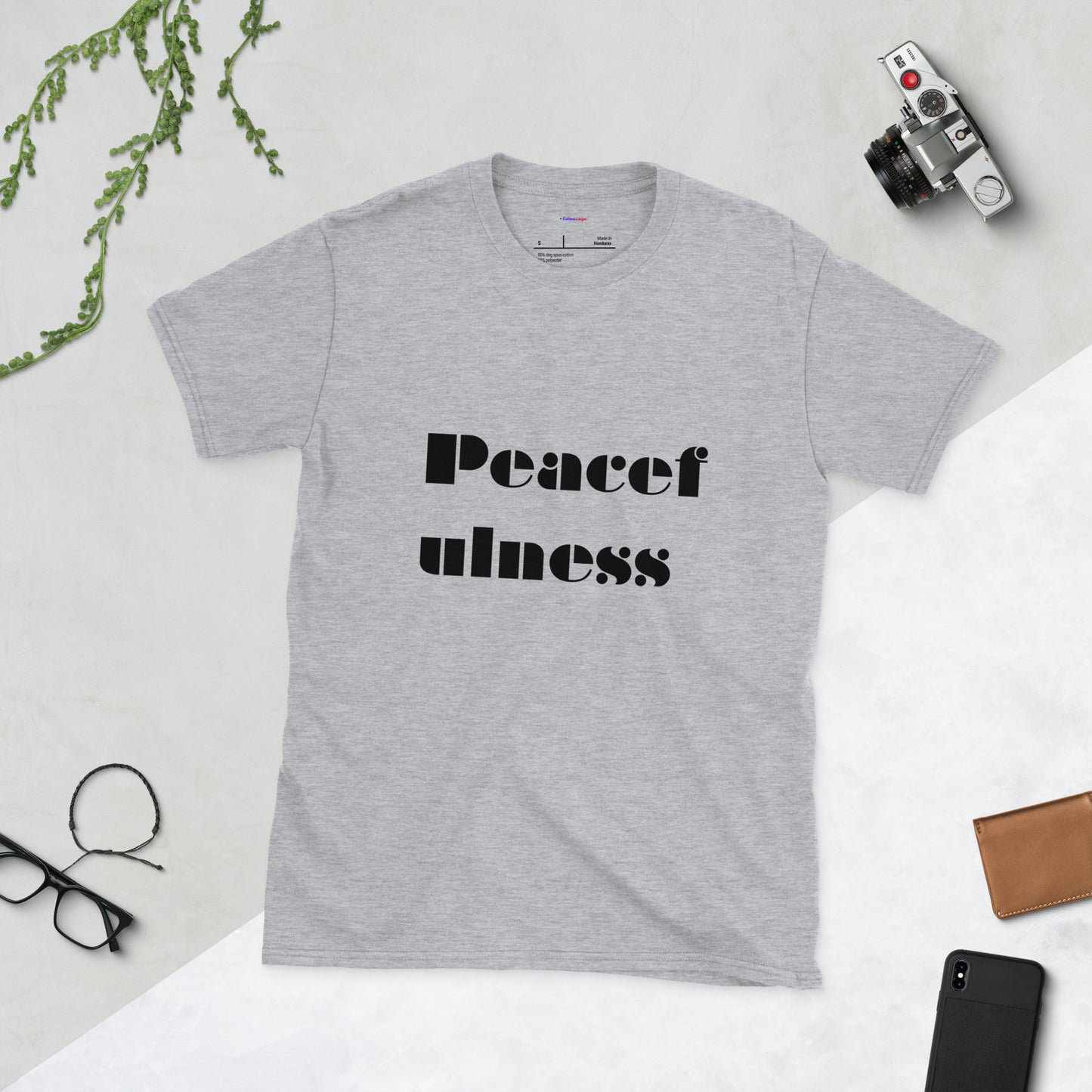 Peacefulness, Calmness Designs, Creative Designs, Short-Sleeve Unisex T-Shirt