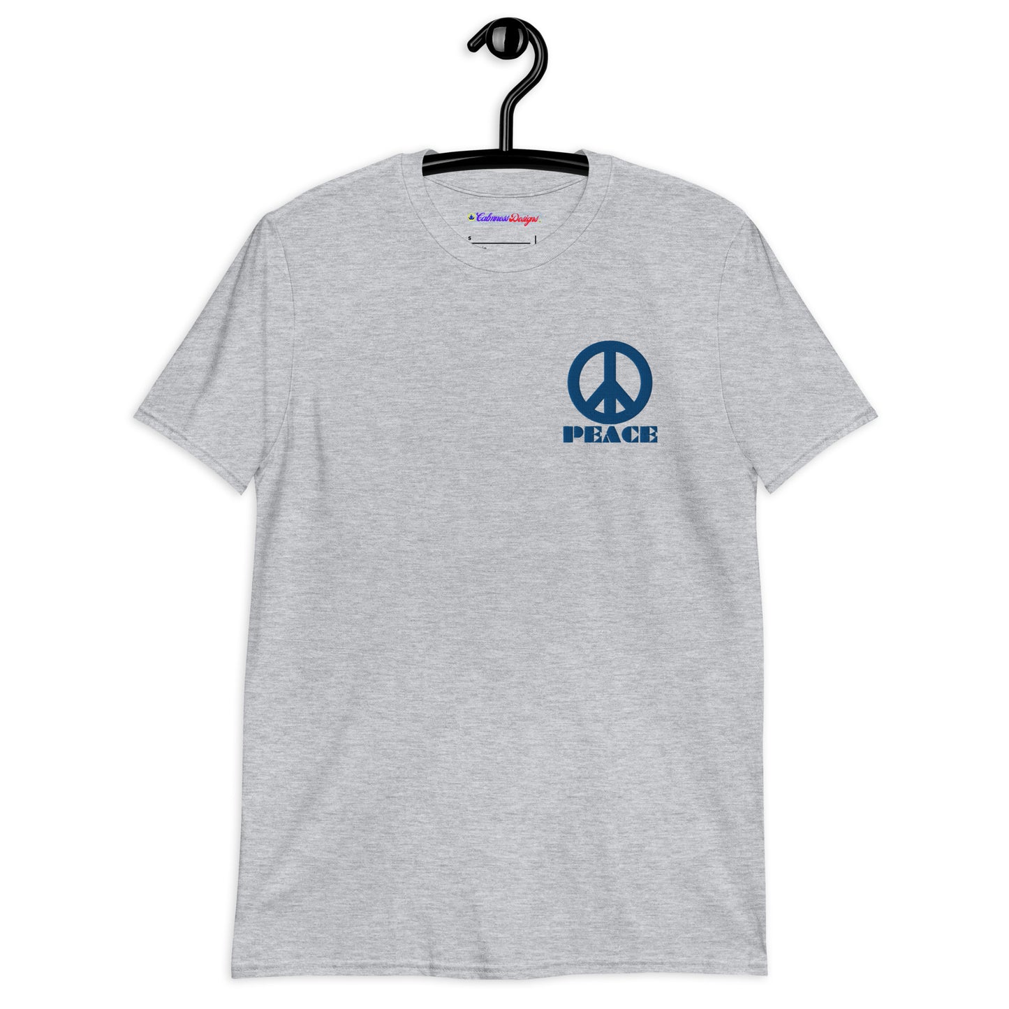 PEACE, PEACE-SIGN, Calmness Designs, Short-Sleeve Unisex T-Shirt