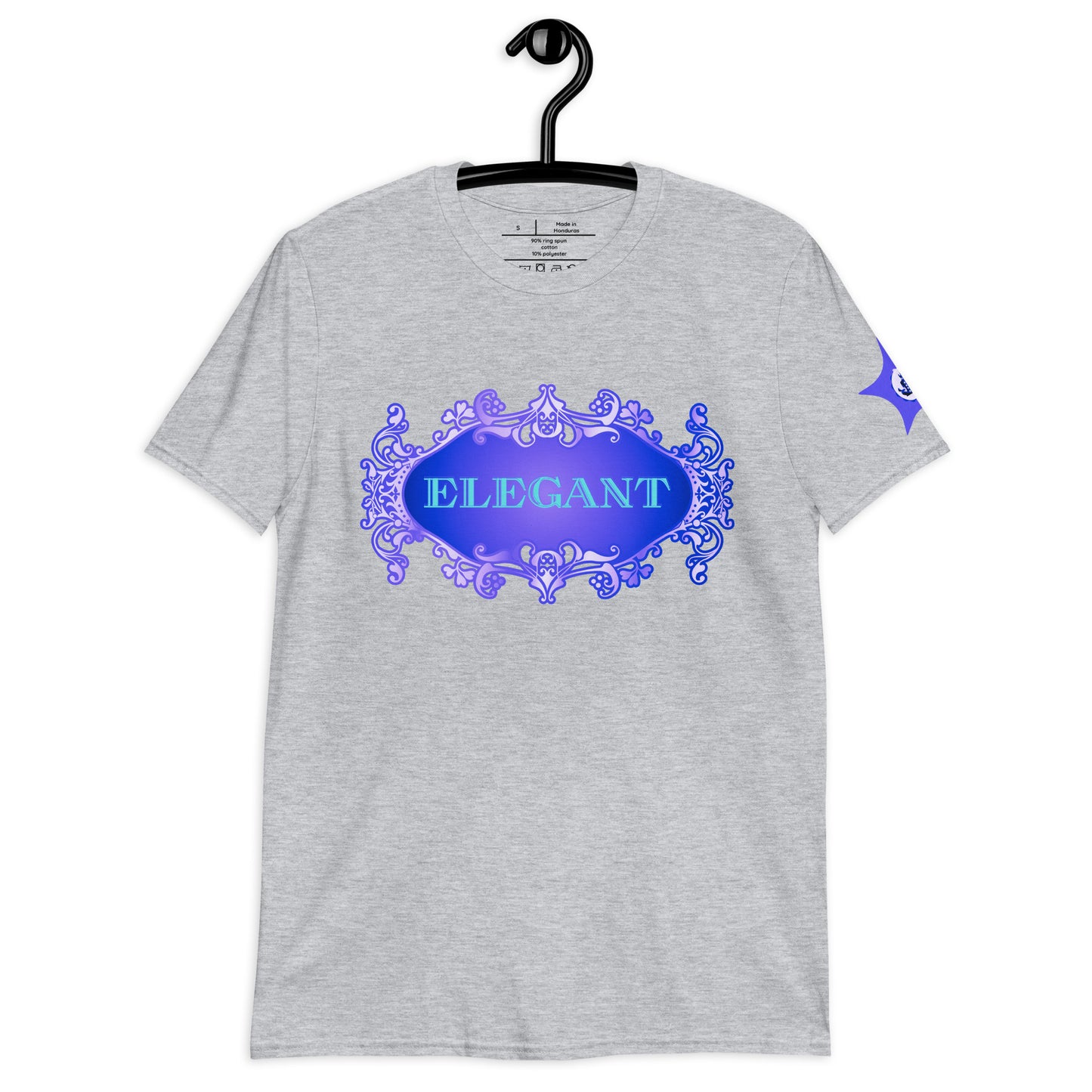 Elegant GOLDEN FRAME, CALMNESS DESIGNS, Creative Designer's, Short-Sleeve Unisex T-Shirt