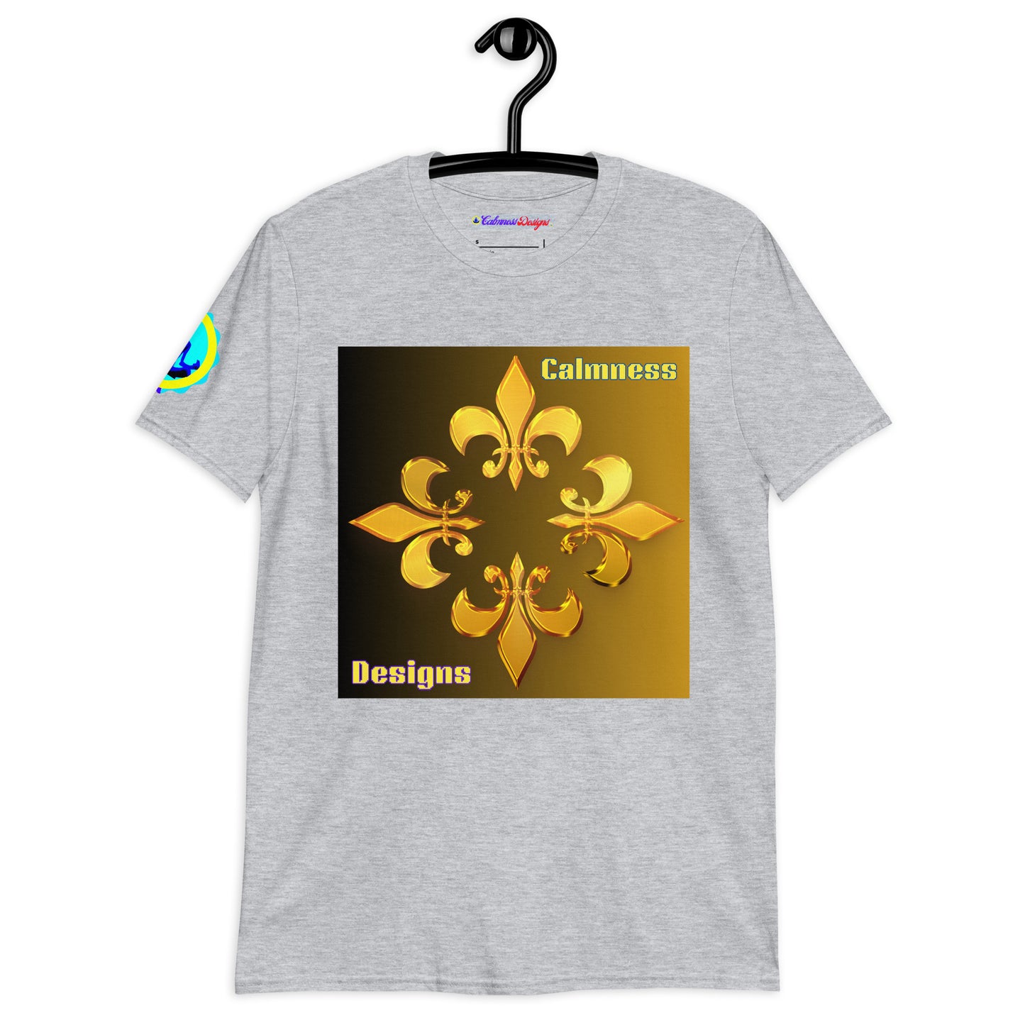Crown Symbol Emblem, CALMNESS DESIGNS, Creative Designer's, Short-Sleeve Unisex T-Shirt